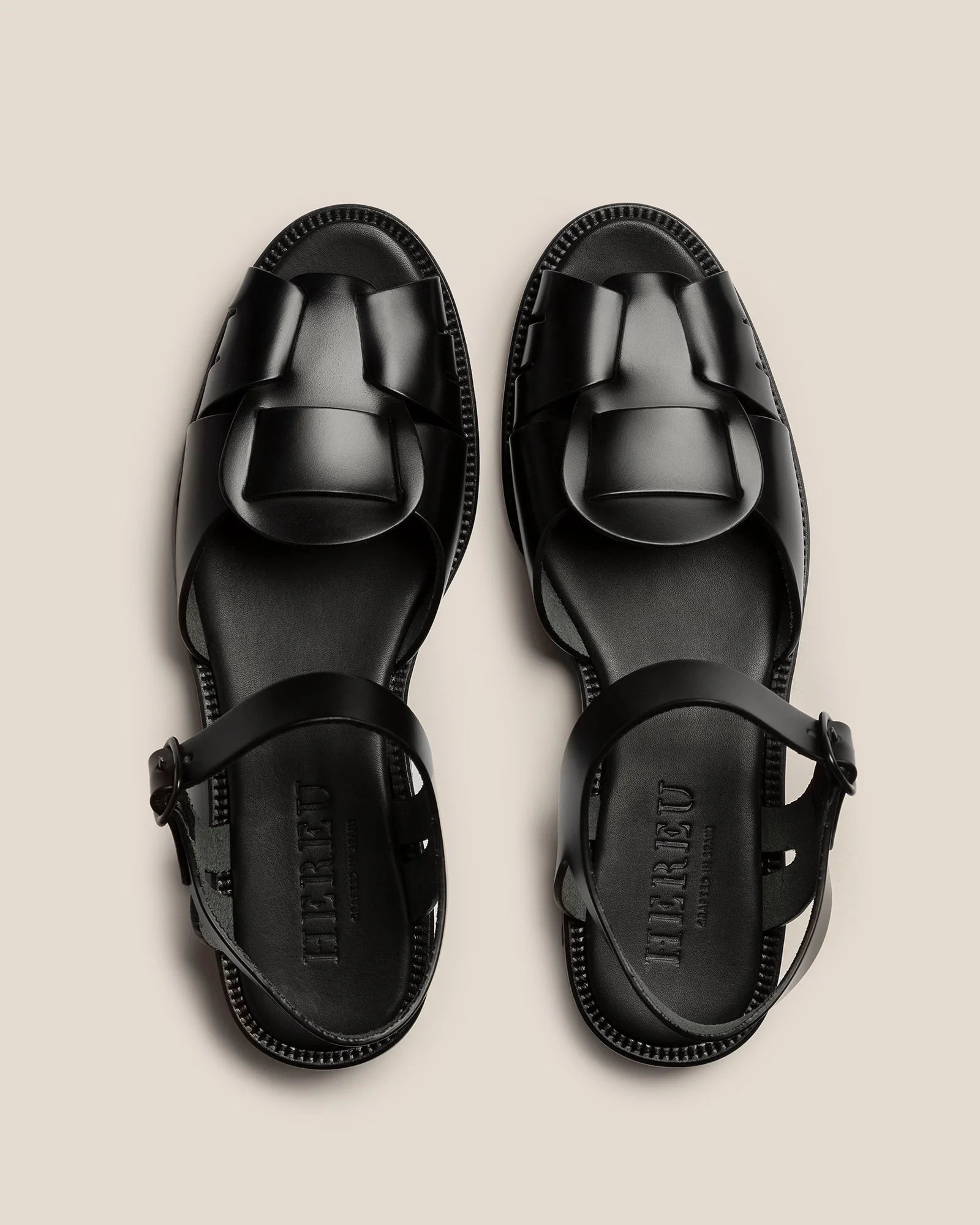 ANCORA FISHERMAN SANDAL - BLACK