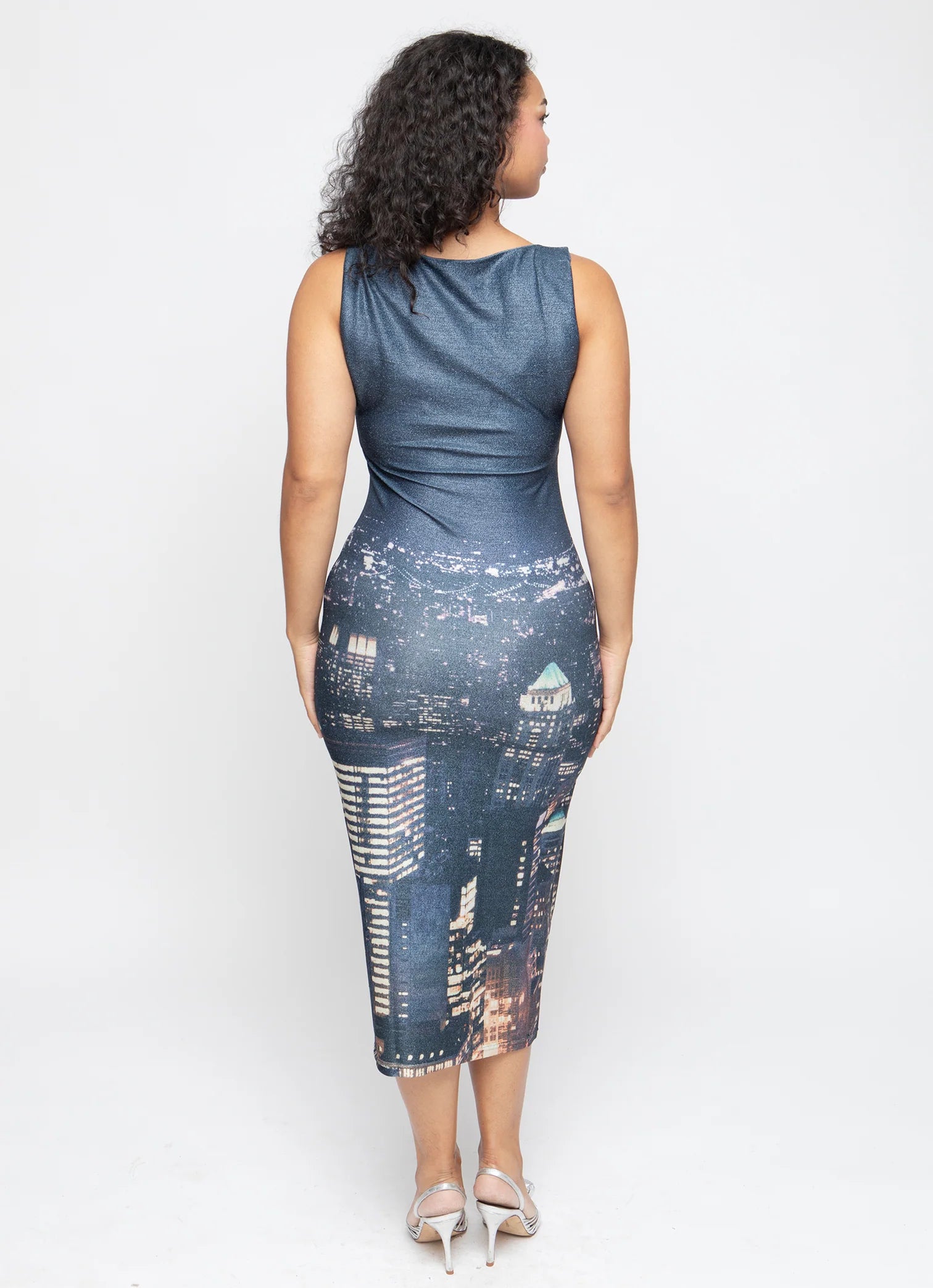 CITYSCAPE TANK DRESS