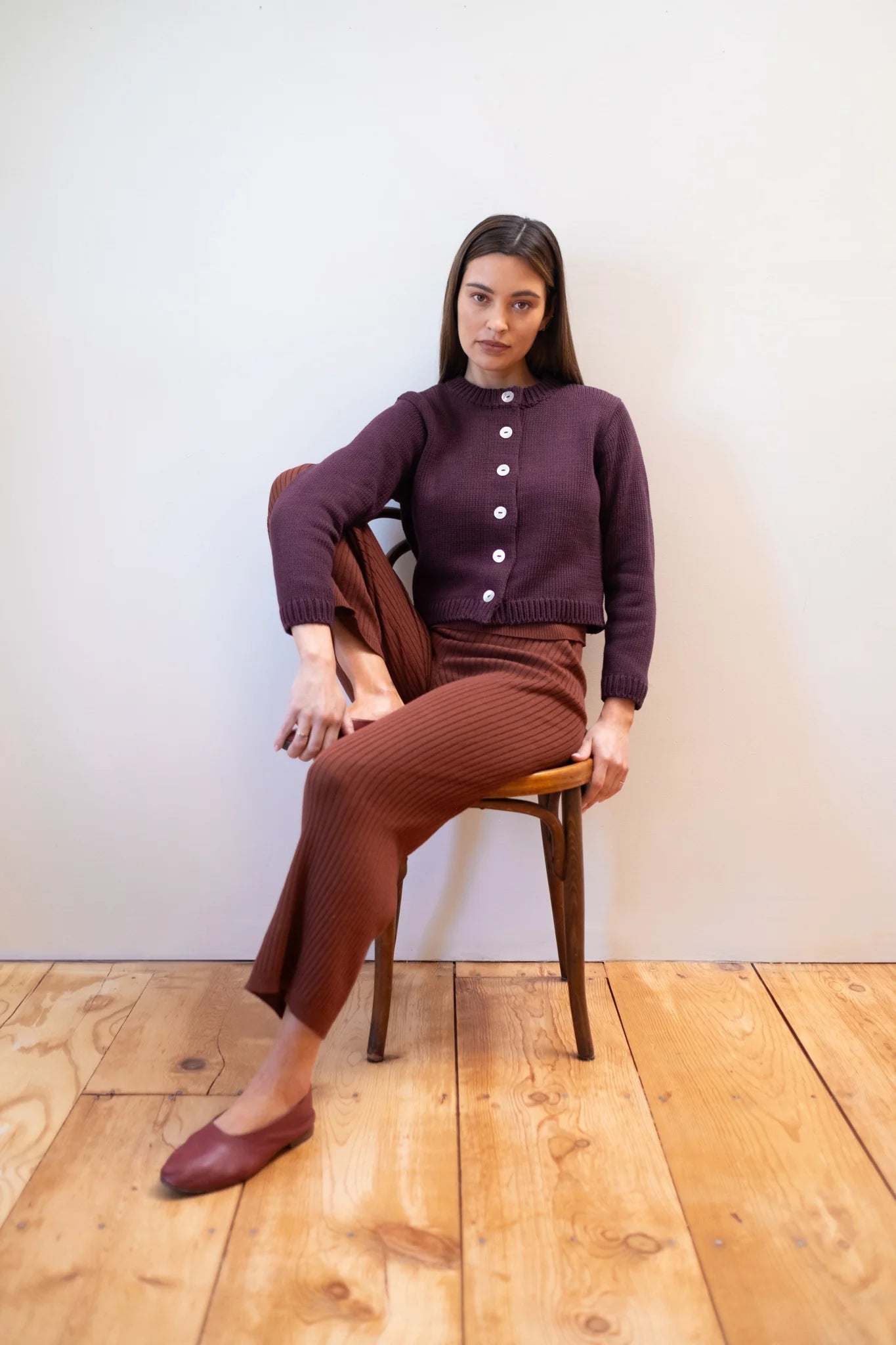 CHUNKY COTTON CARDI - JAM