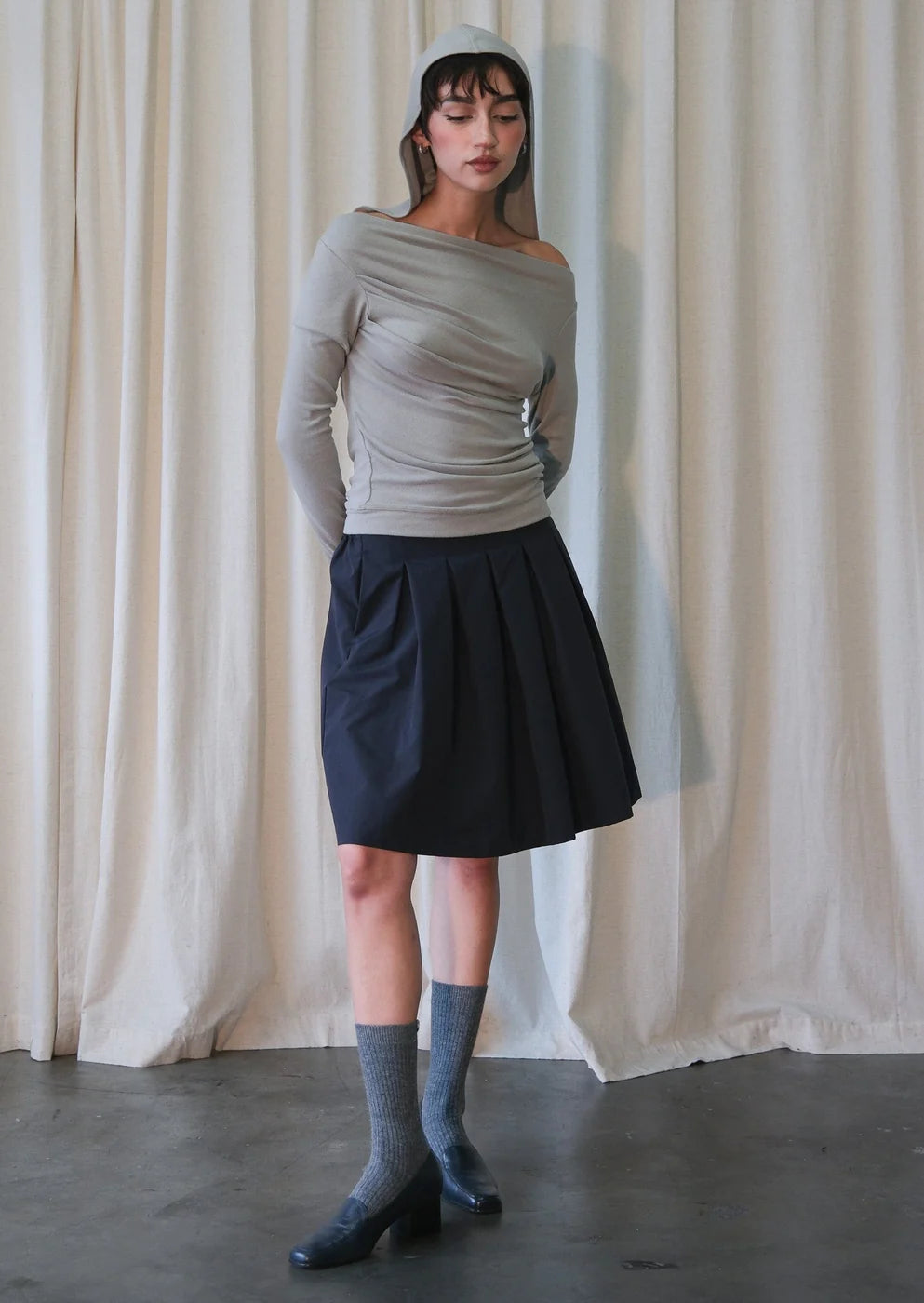 LUNA SKIRT - NAVY