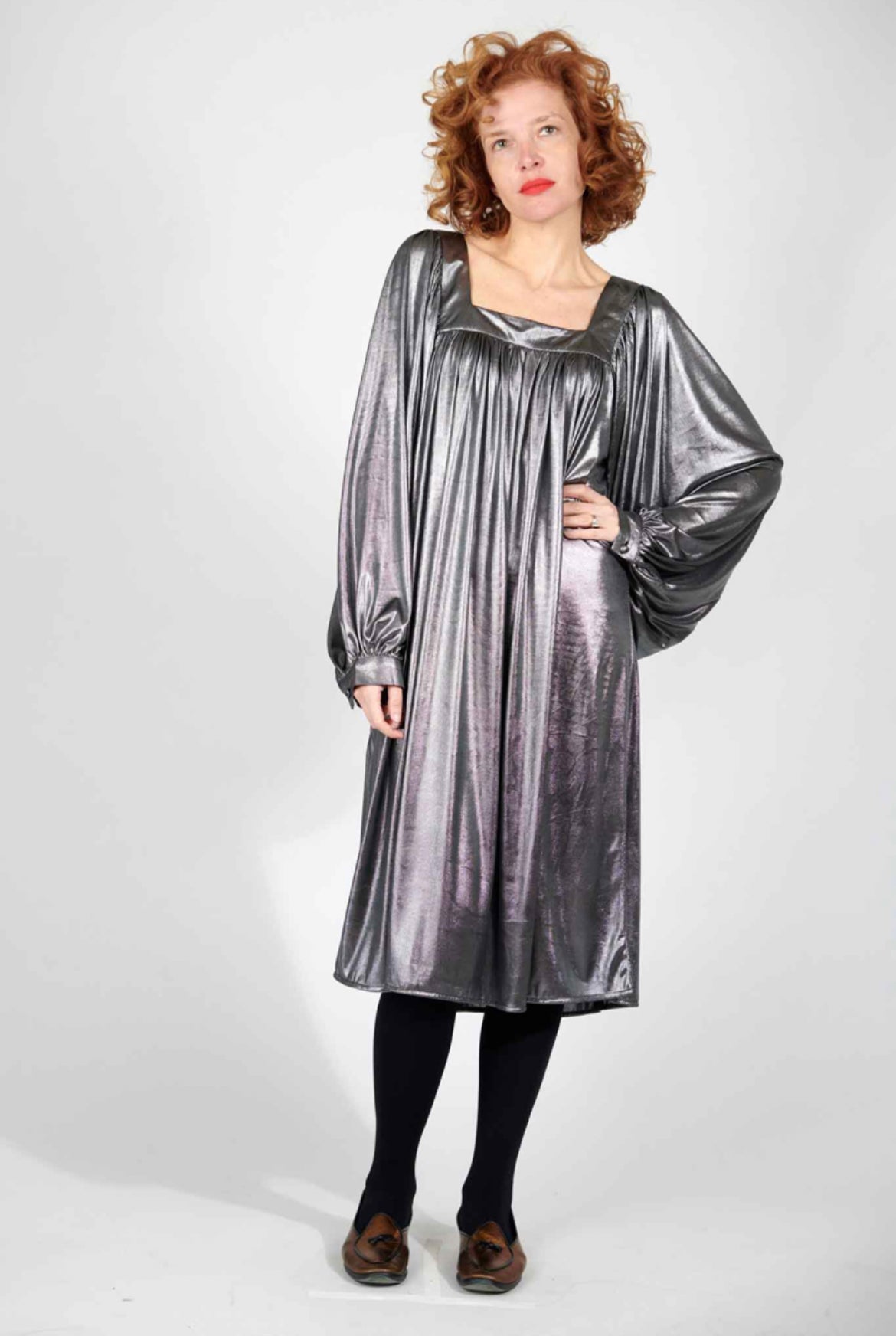 BEAUMARIS DRESS - SILVER