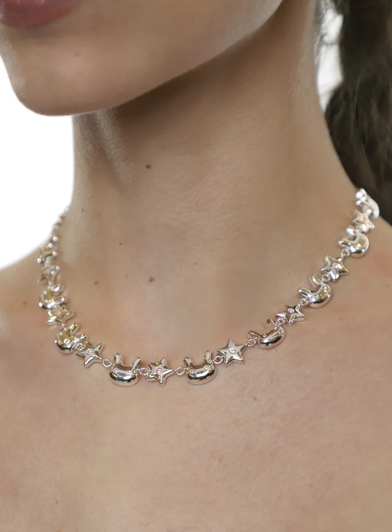 TERMINATOR BUNNY STAR NECKLACE