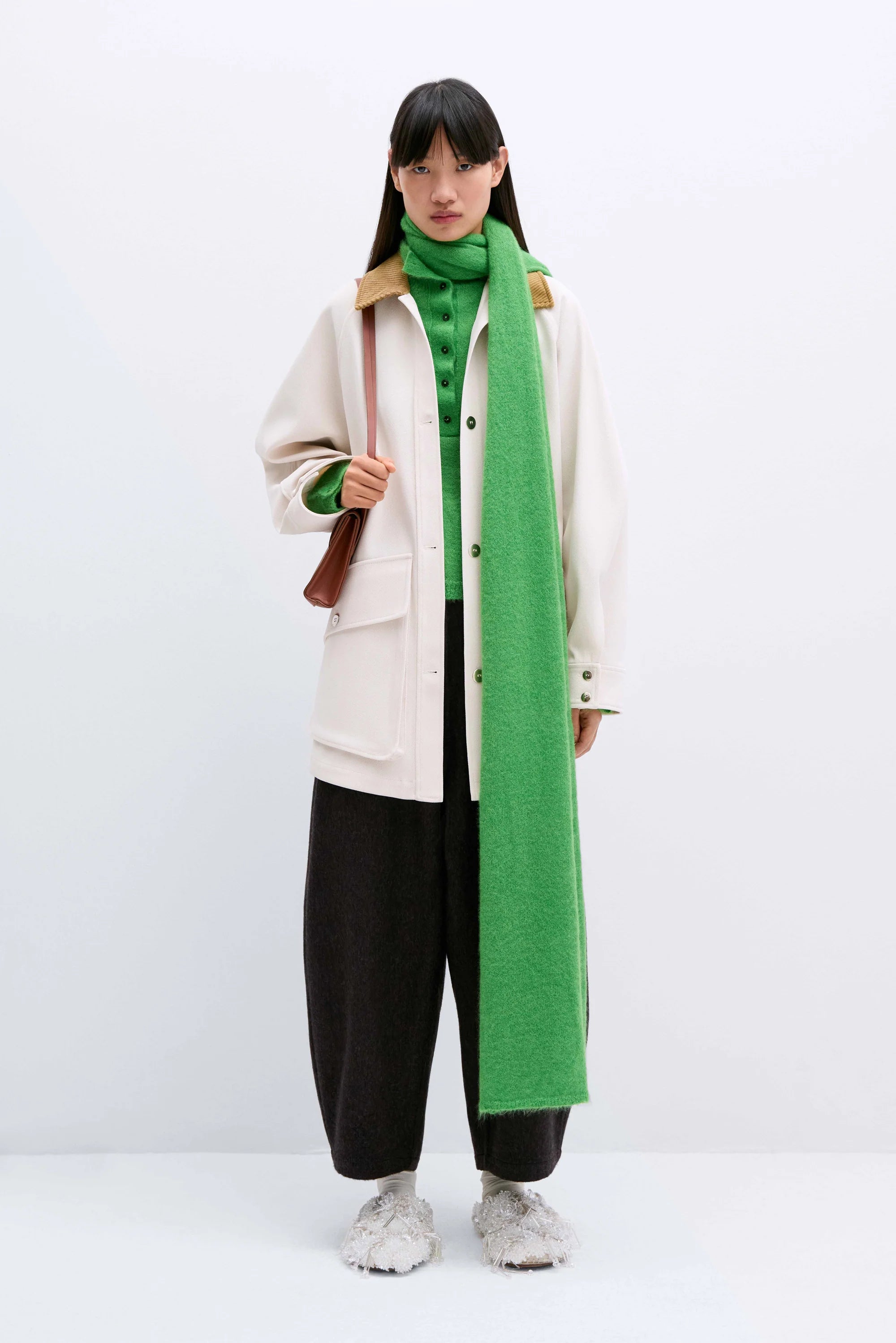 SURI SCARF - BRIGHT GREEN