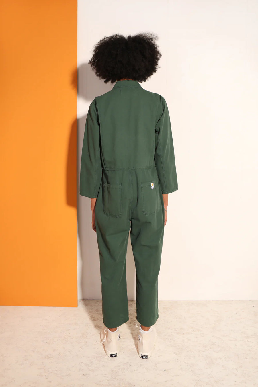 DOMINIC BOILERSUIT - FOREST GREEN
