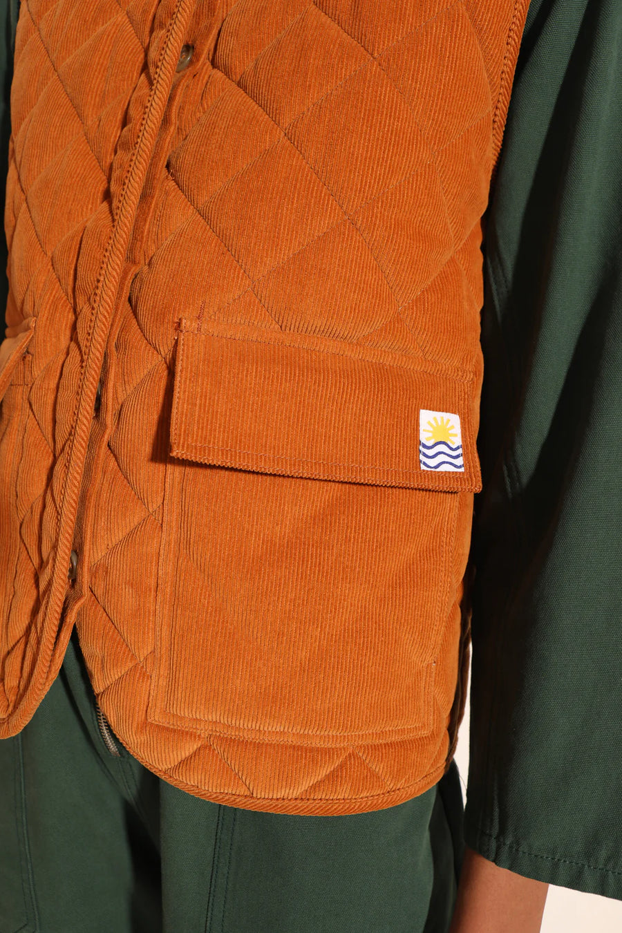 FLINT WAISTCOAT - OCHRE