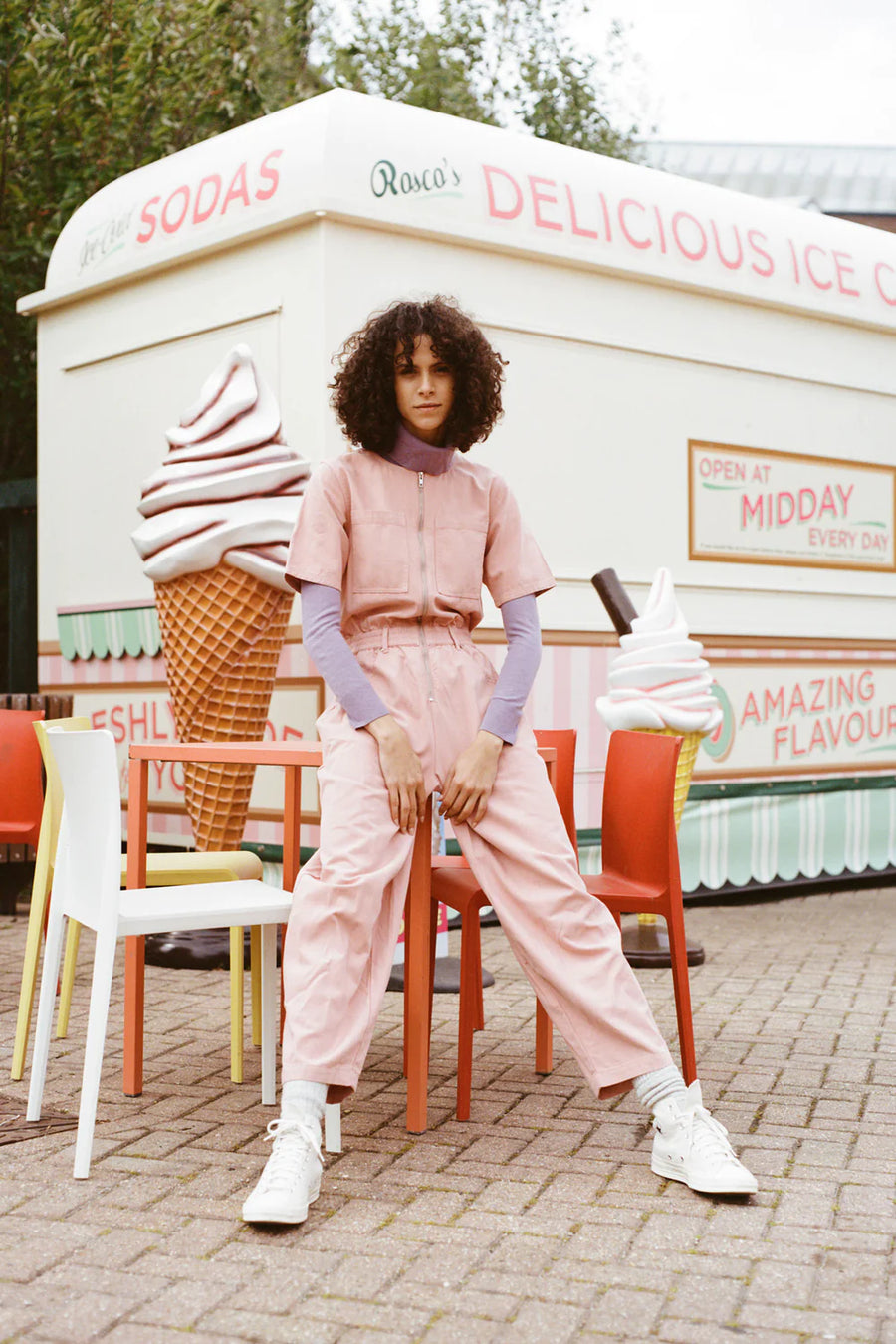 FRANCES BOILERSUIT - BLUSH
