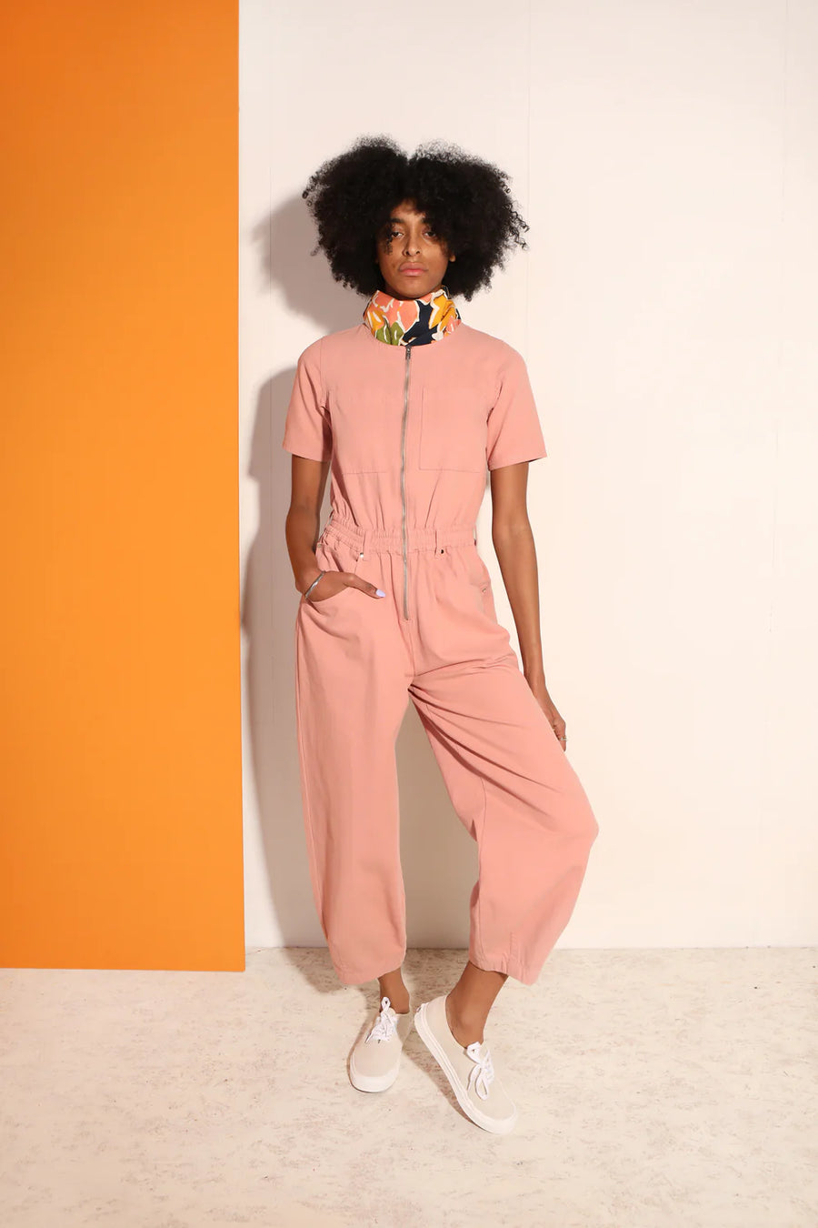 FRANCES BOILERSUIT - BLUSH