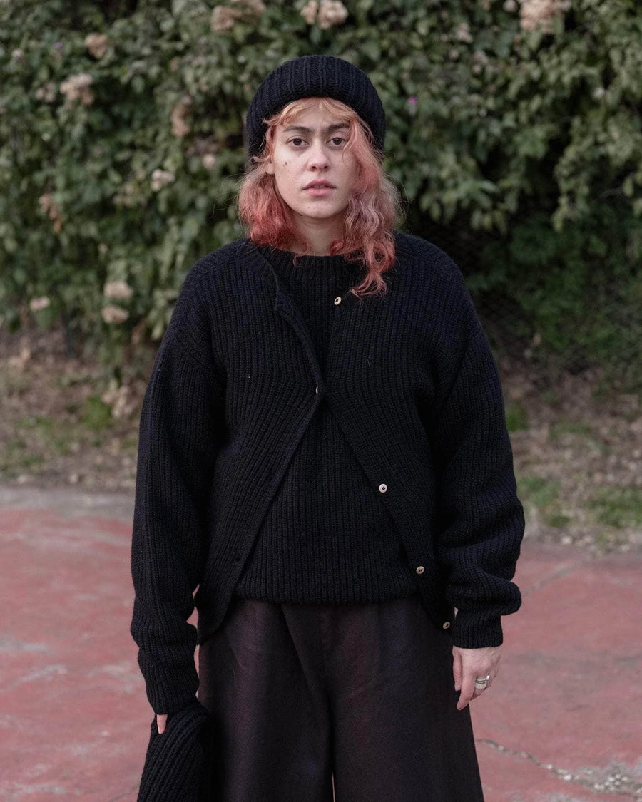 MEA CARDIGAN - BLACK