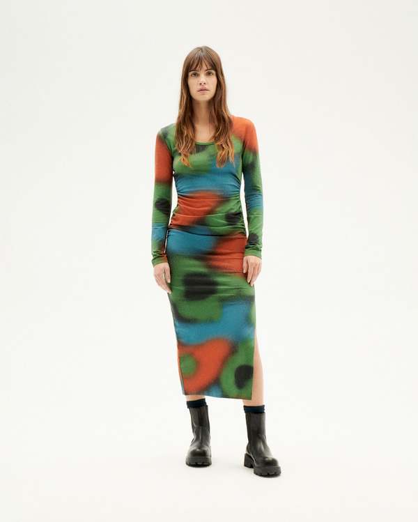 JUDITH DRESS - DUST BLACK