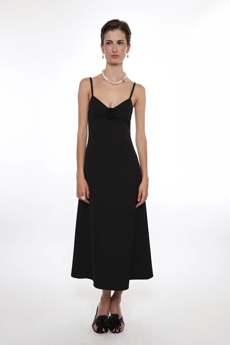 PILTON DRESS - BLACK