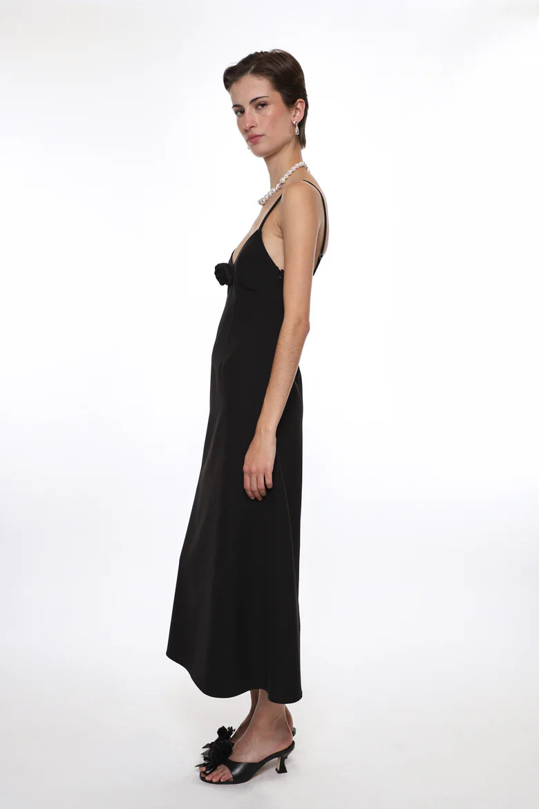 PILTON DRESS - BLACK