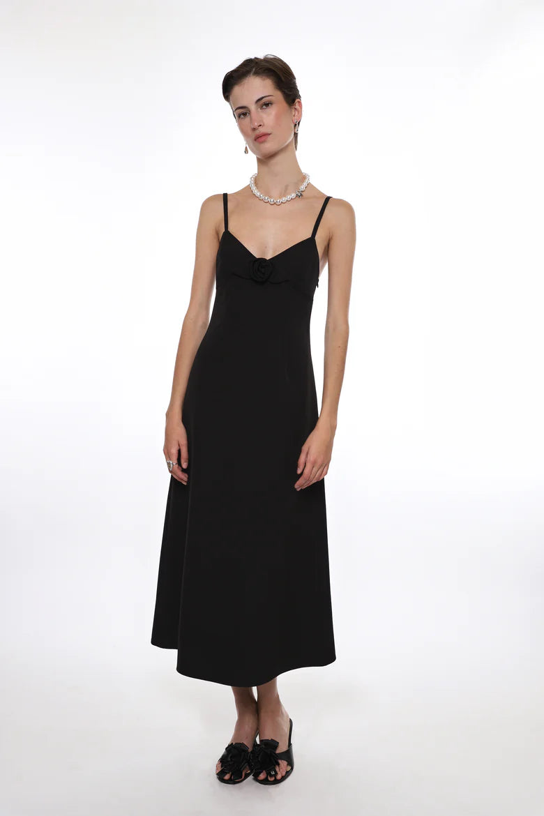 PILTON DRESS - BLACK