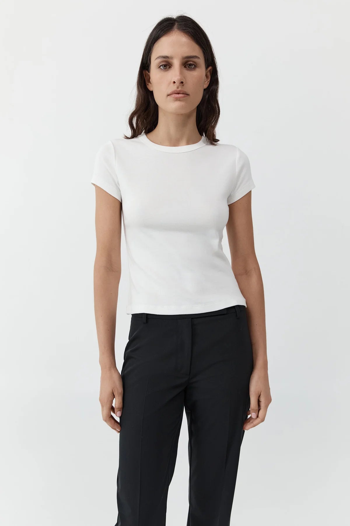 ORGANIC COTTON BABY TEE - WHITE