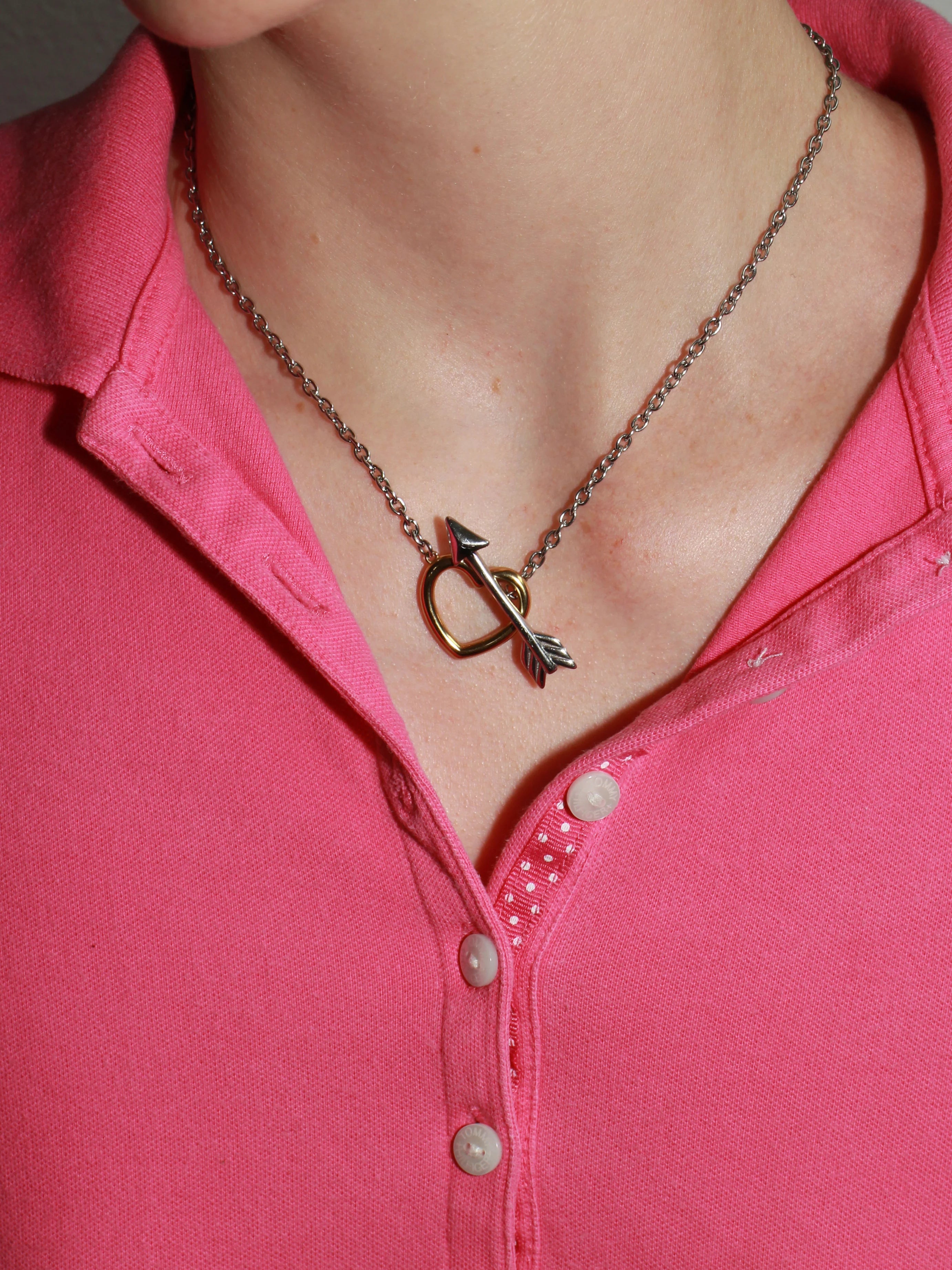 CUPID NECKLACE - SILVER/GOLD