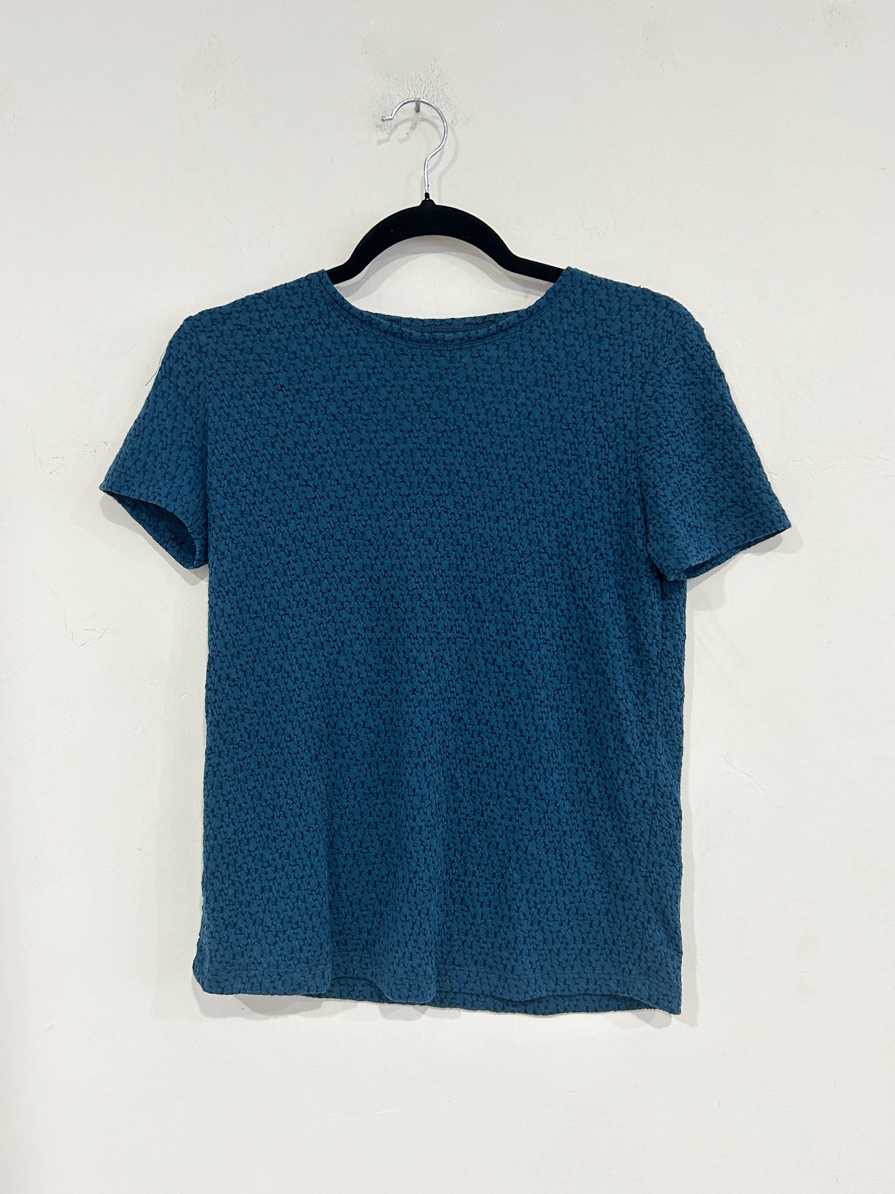 SAMPLE - TEXTURED T-SHIRT - DEEP TEAL