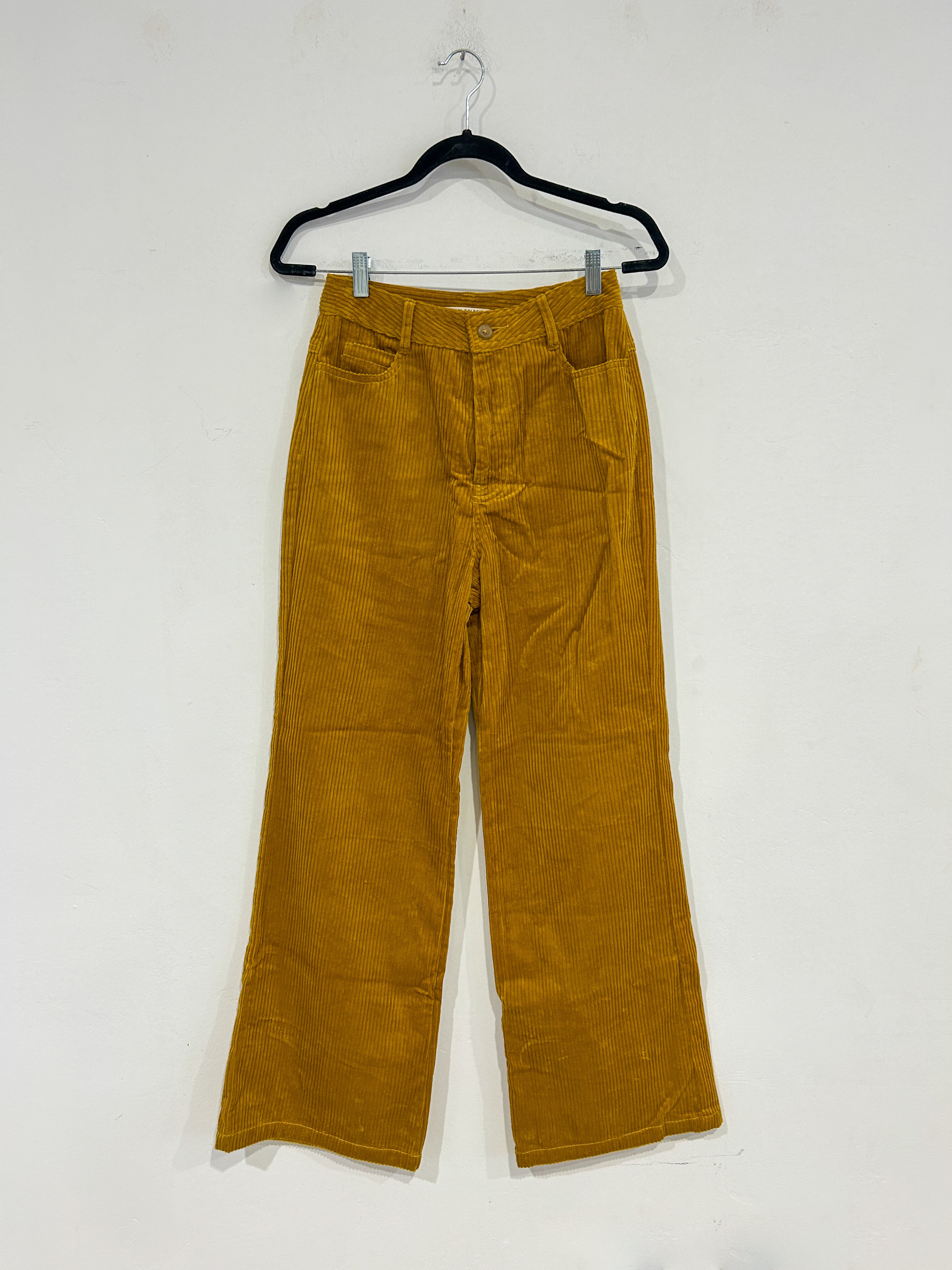 SAMPLE - FITTED PANT - MUSTARD CORDUROY