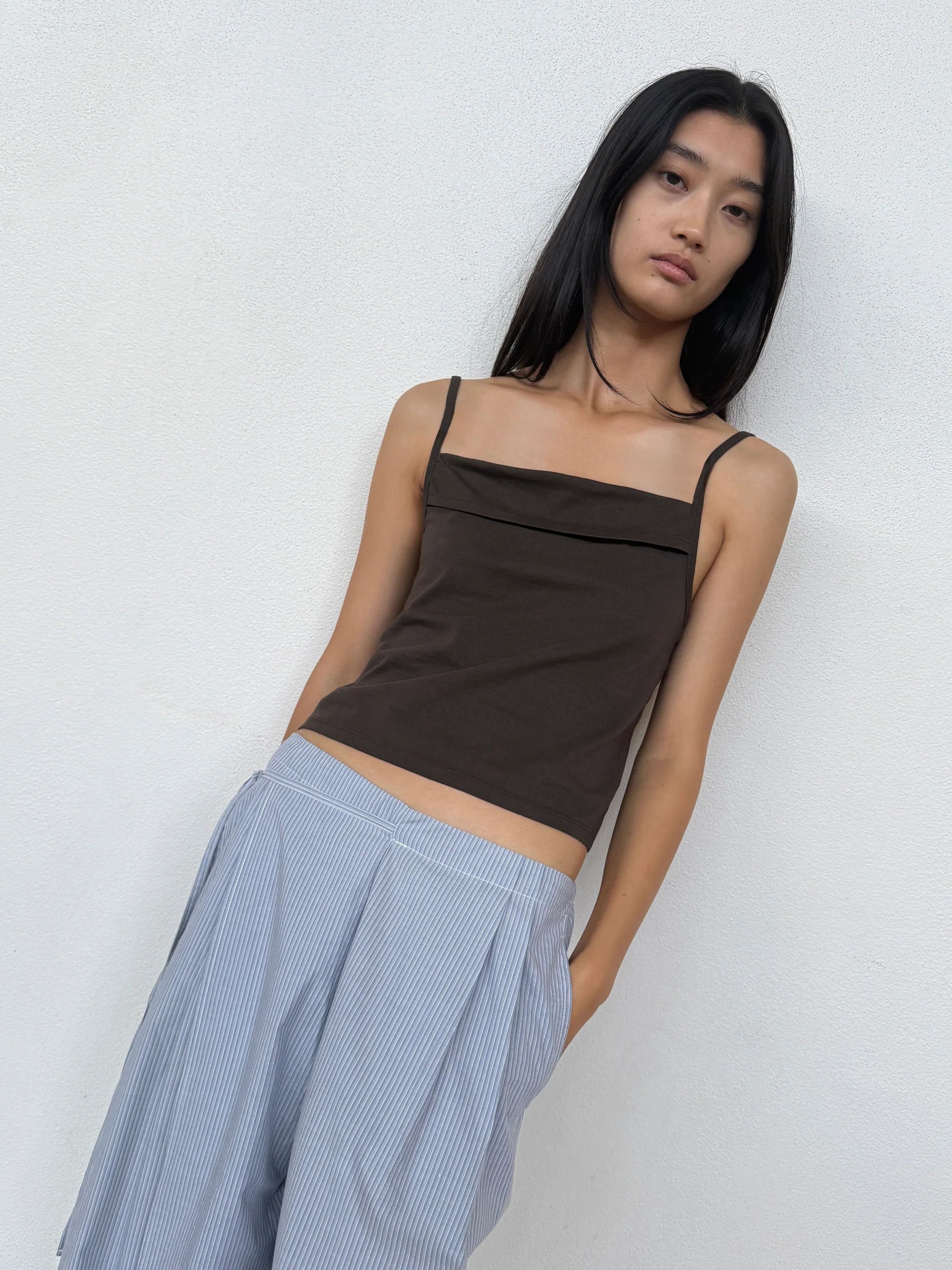 DOUBLE LAYER PANT - SKY STRIPE