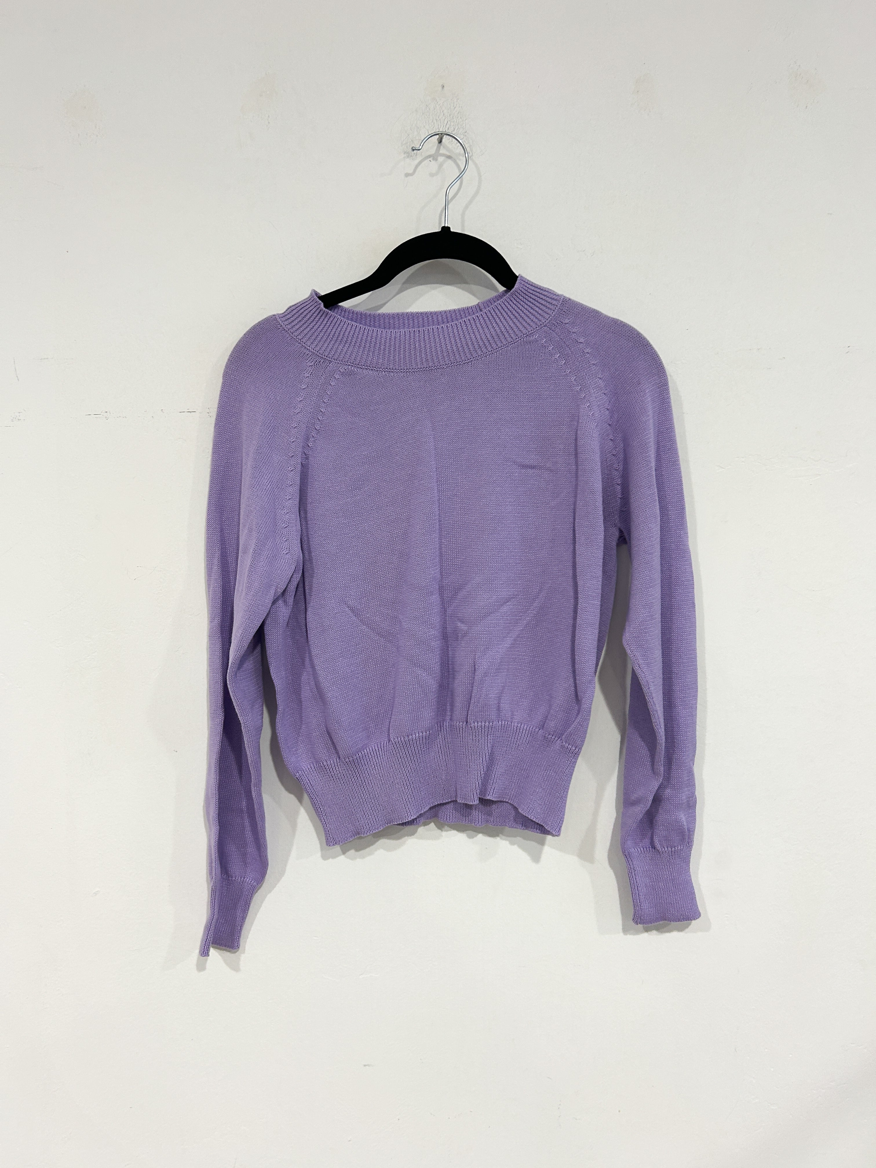 SAMPLE - SHRUNKEN CREWNECK PULLOVER - LILAC