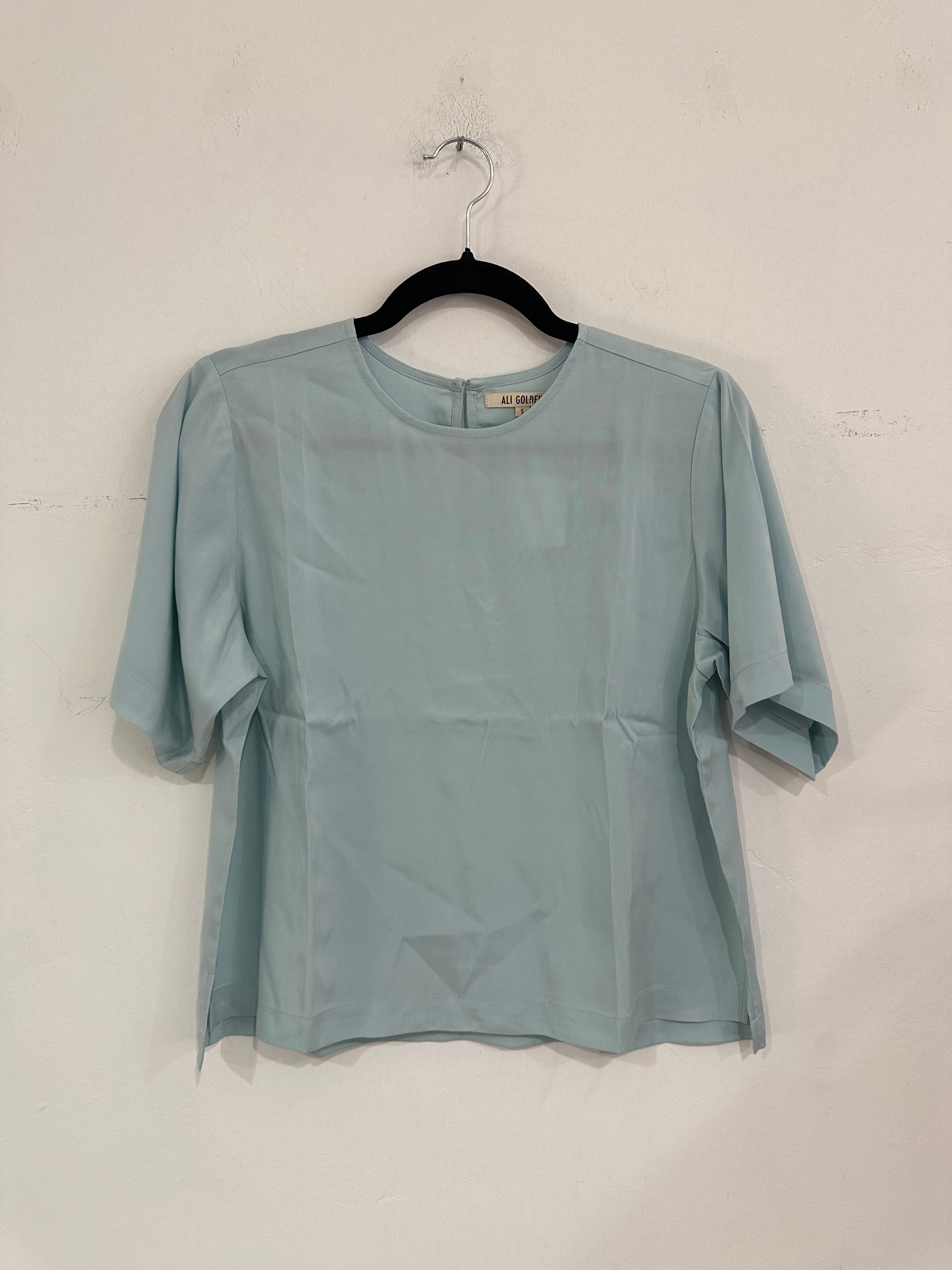 SAMPLE - FULL SLEEVE TOP - DUSTY BLUE