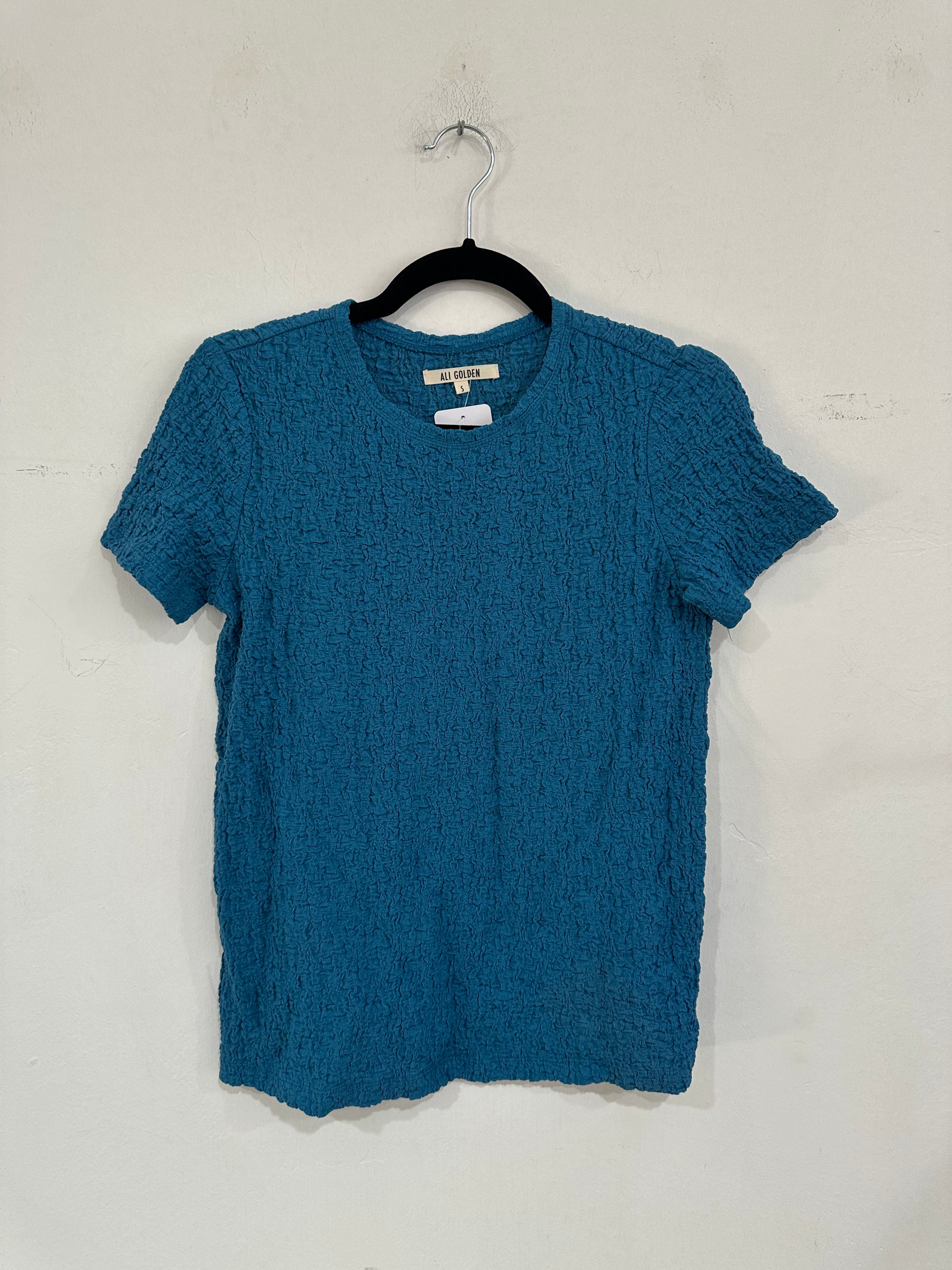 SAMPLE - TEXTURED T-SHIRT - BLUE