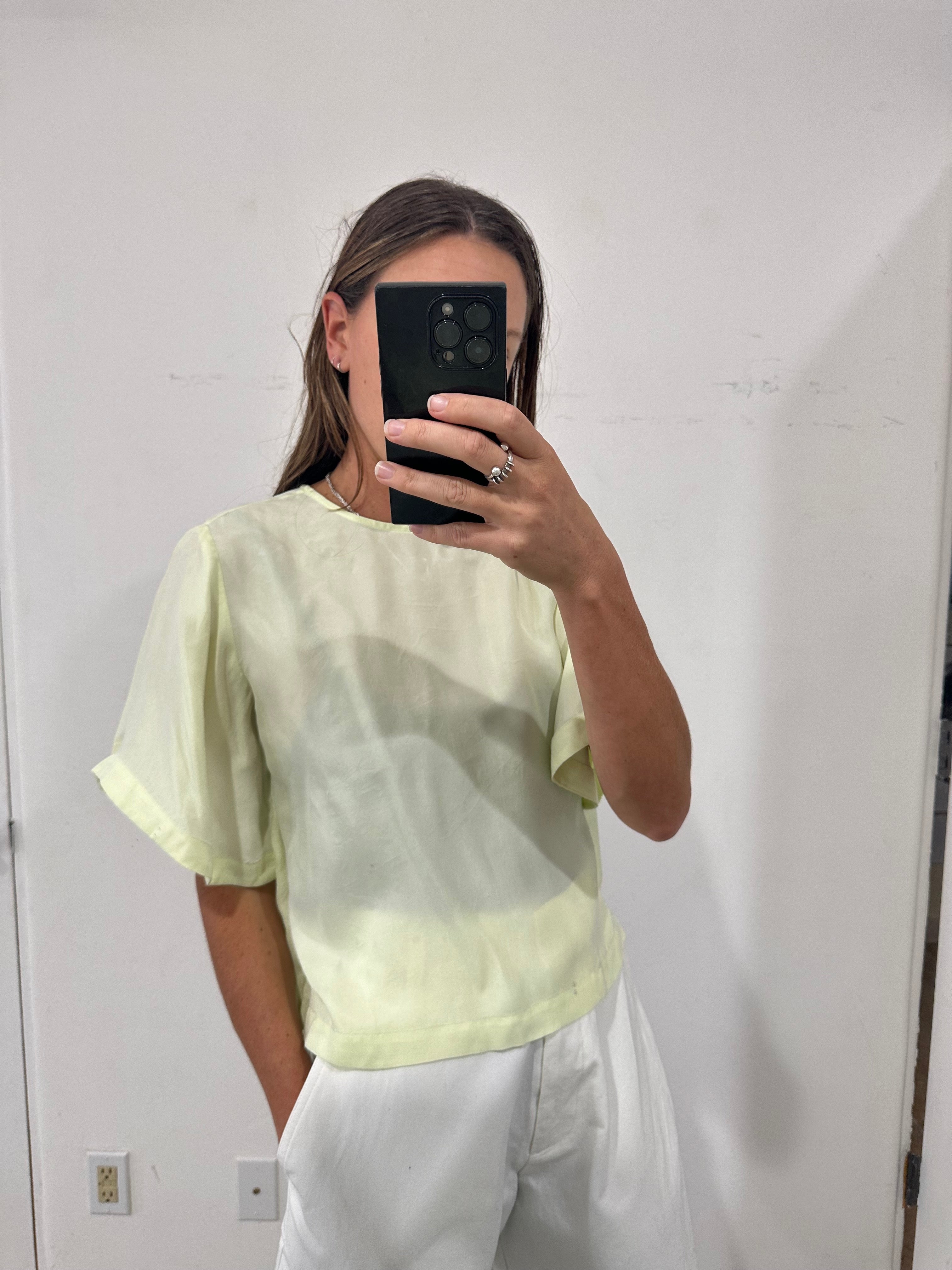 SAMPLE - FULL SLEEVE TOP - LEMON