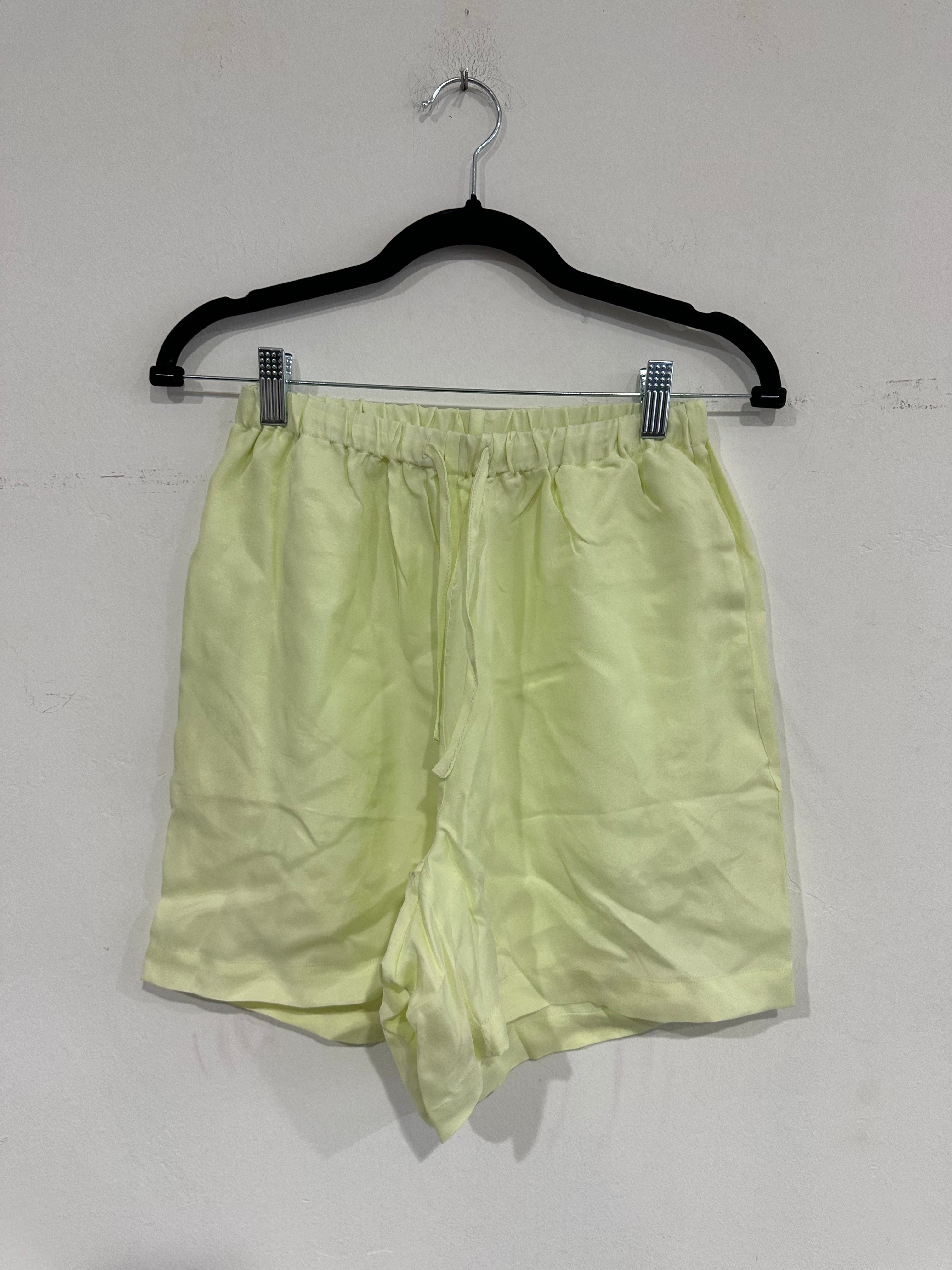 SAMPLE - DRAWSTRING SHORTS - CUPRO LEMON