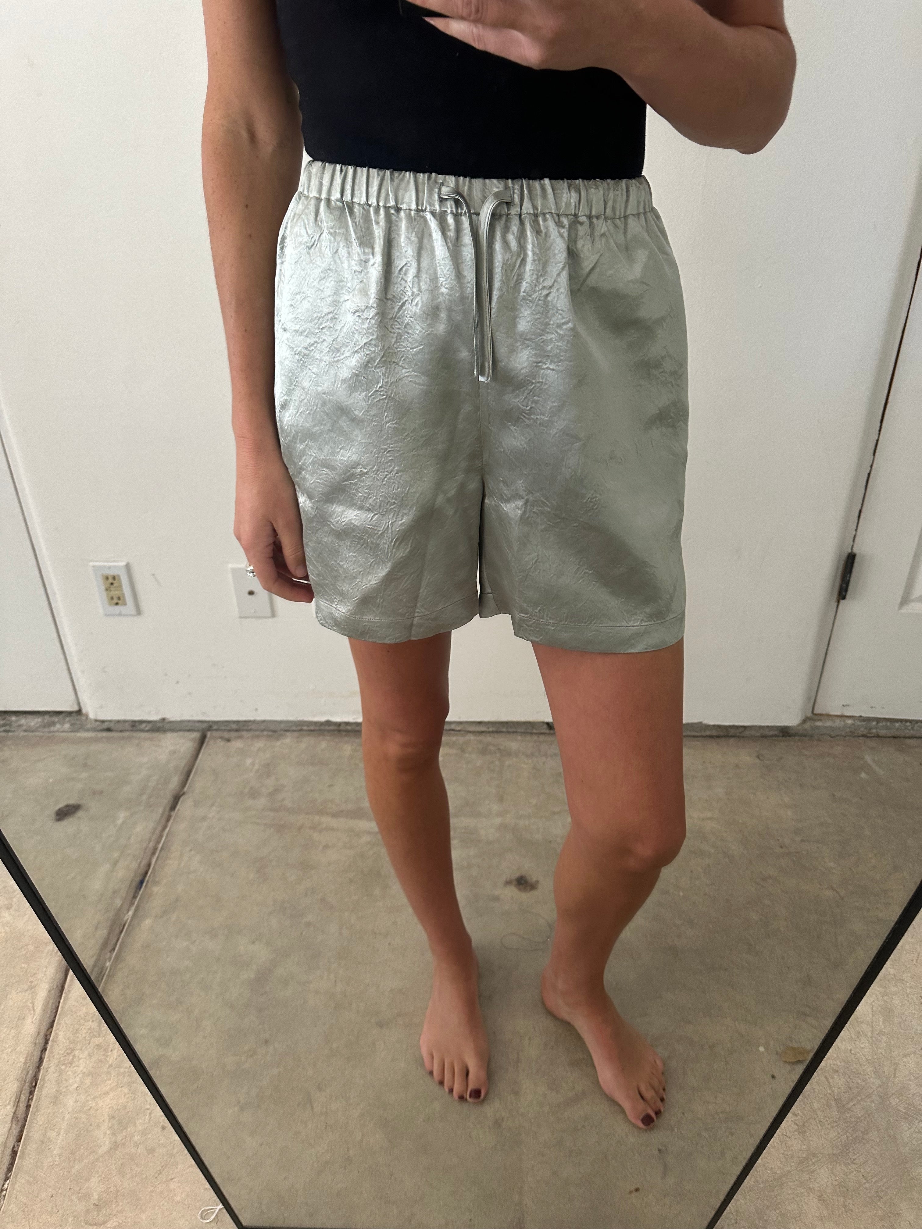 SAMPLE - DRAWSTRING SHORTS - ICE SAGE