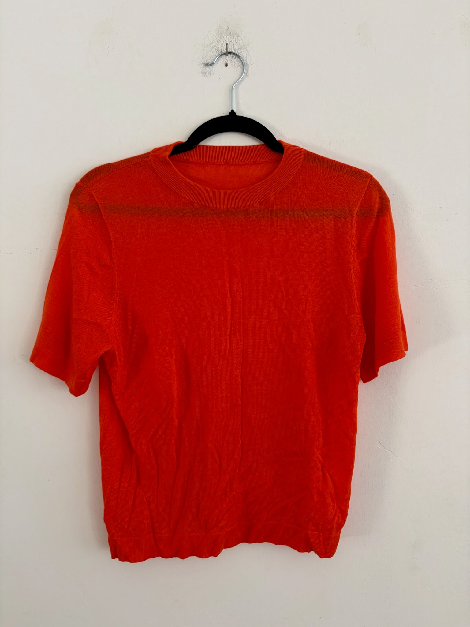 SAMPLE - SPRING KNIT T-SHIRT - POPPY