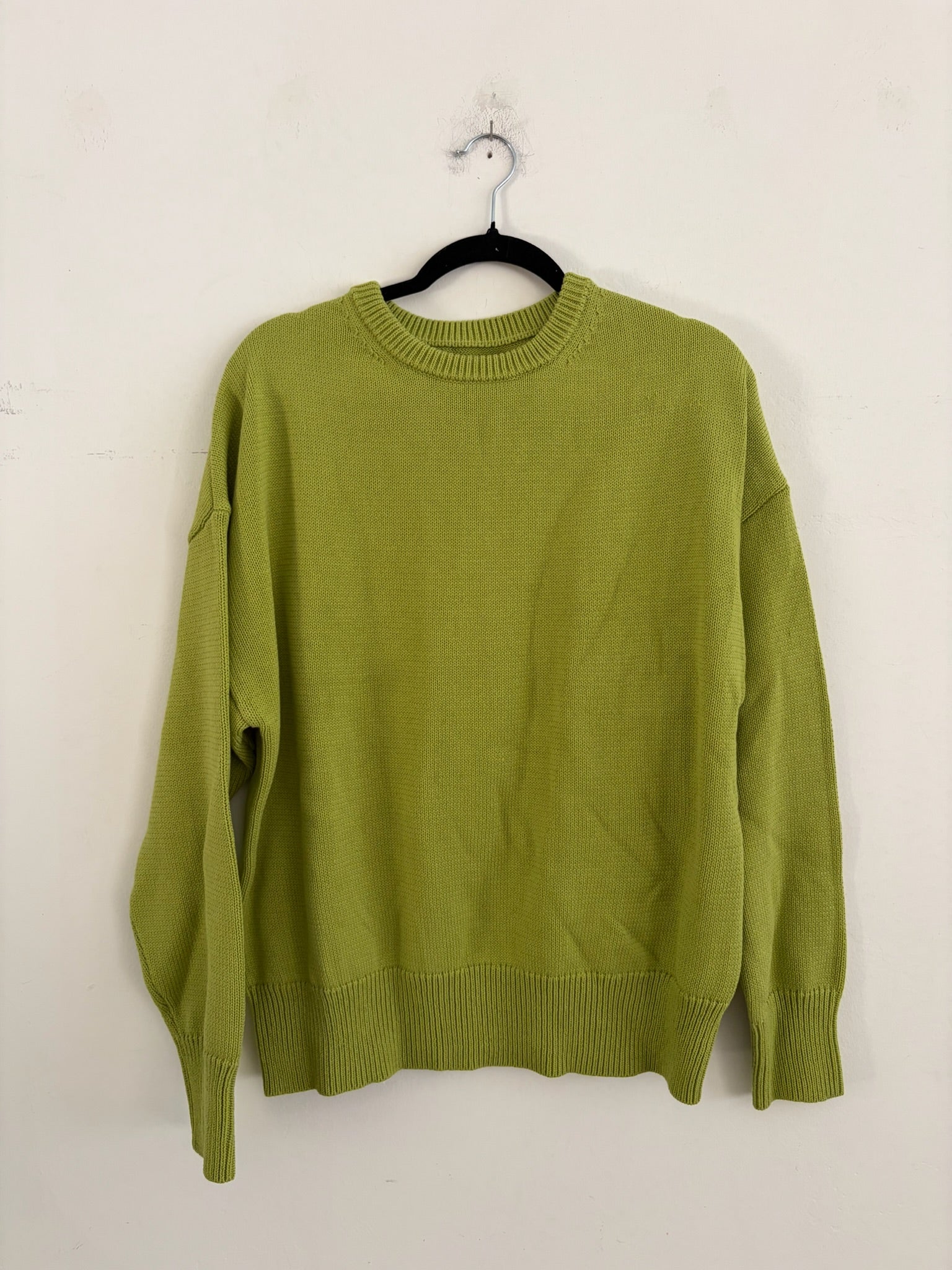 SAMPLE - CHUNKY COTTON PULLOVER - VEGGIE