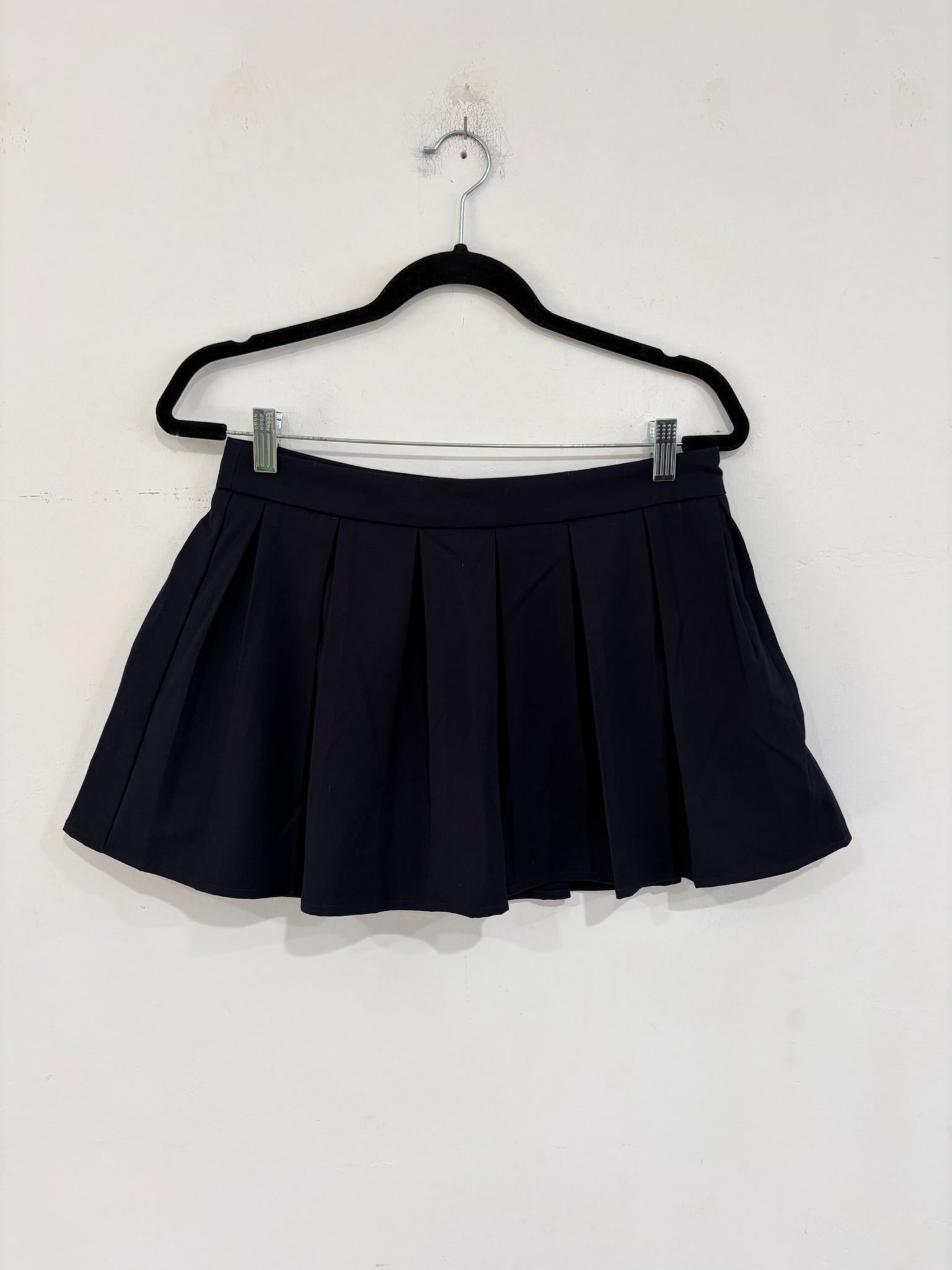 SAMPLE - PLEATED MINI SKIRT - NAVY