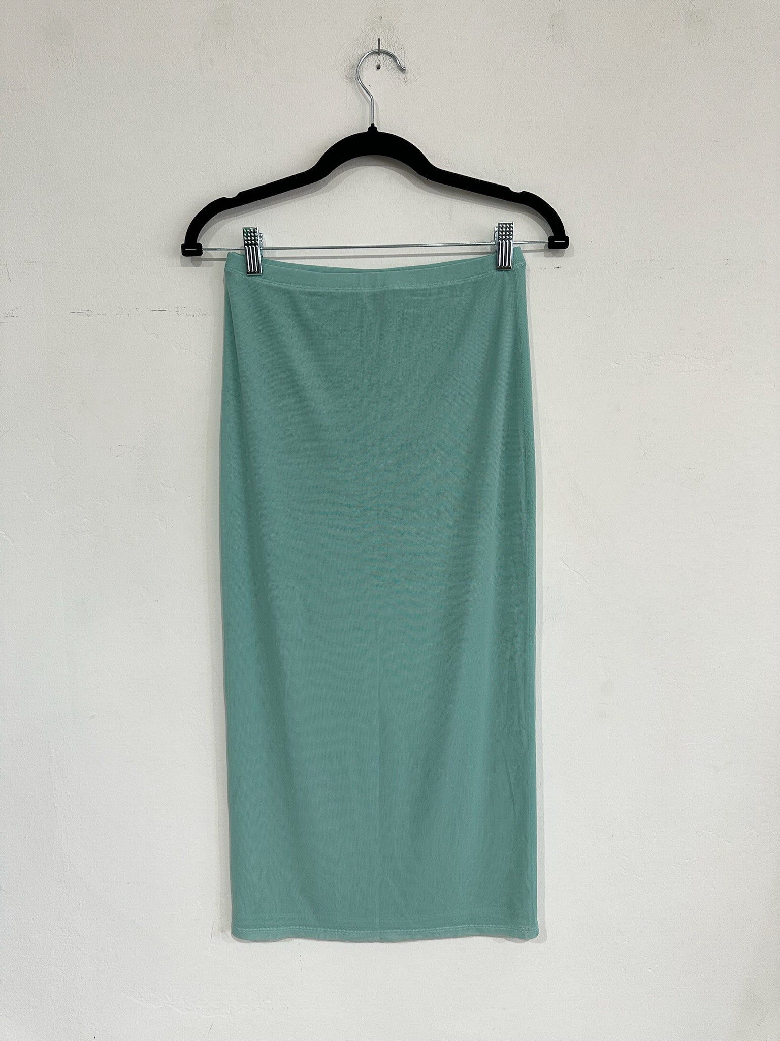 SAMPLE - MESH PENCIL SKIRT - LIGHT MINT