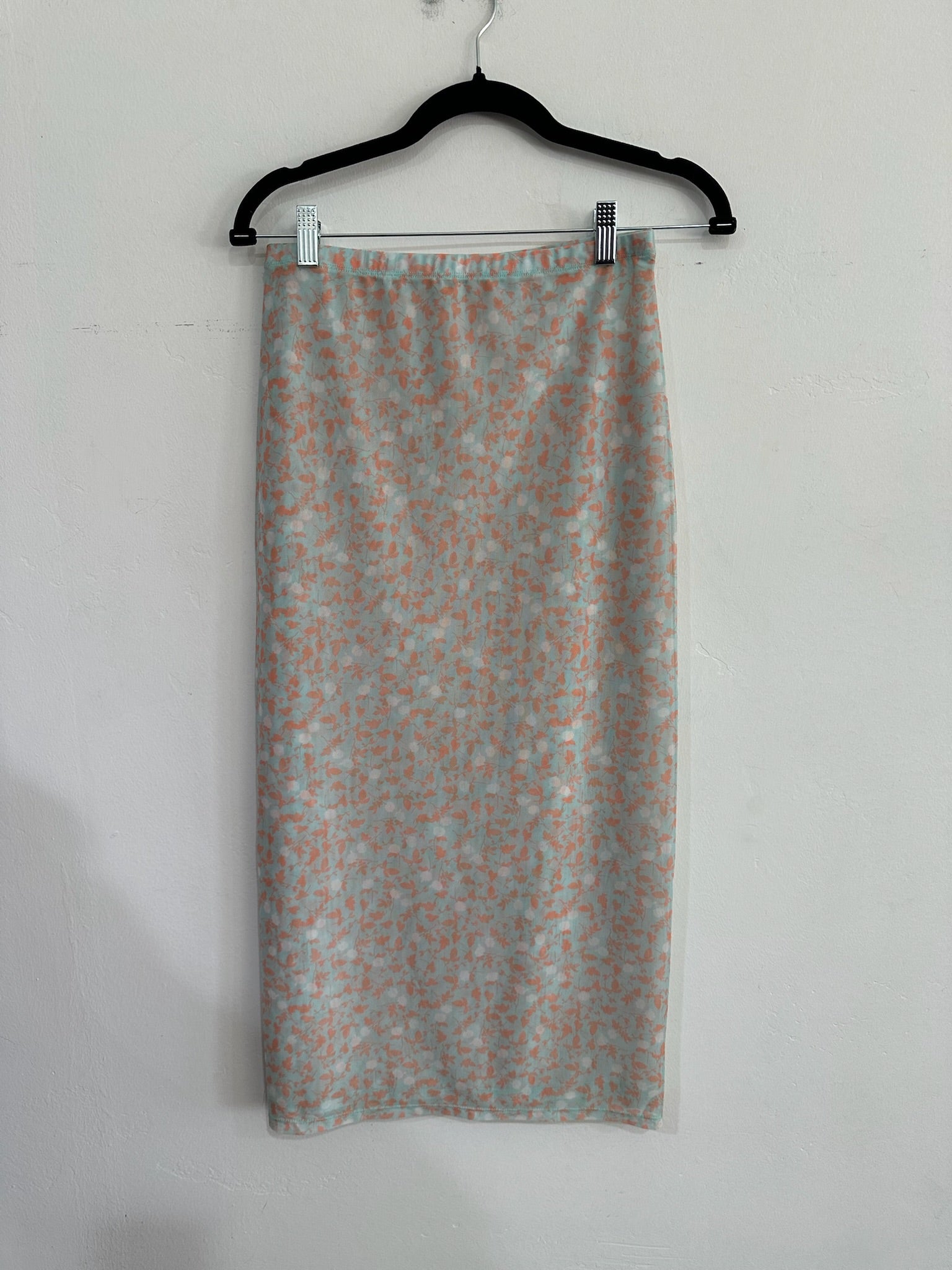 SAMPLE - MESH PENCIL SKIRT - BLUE