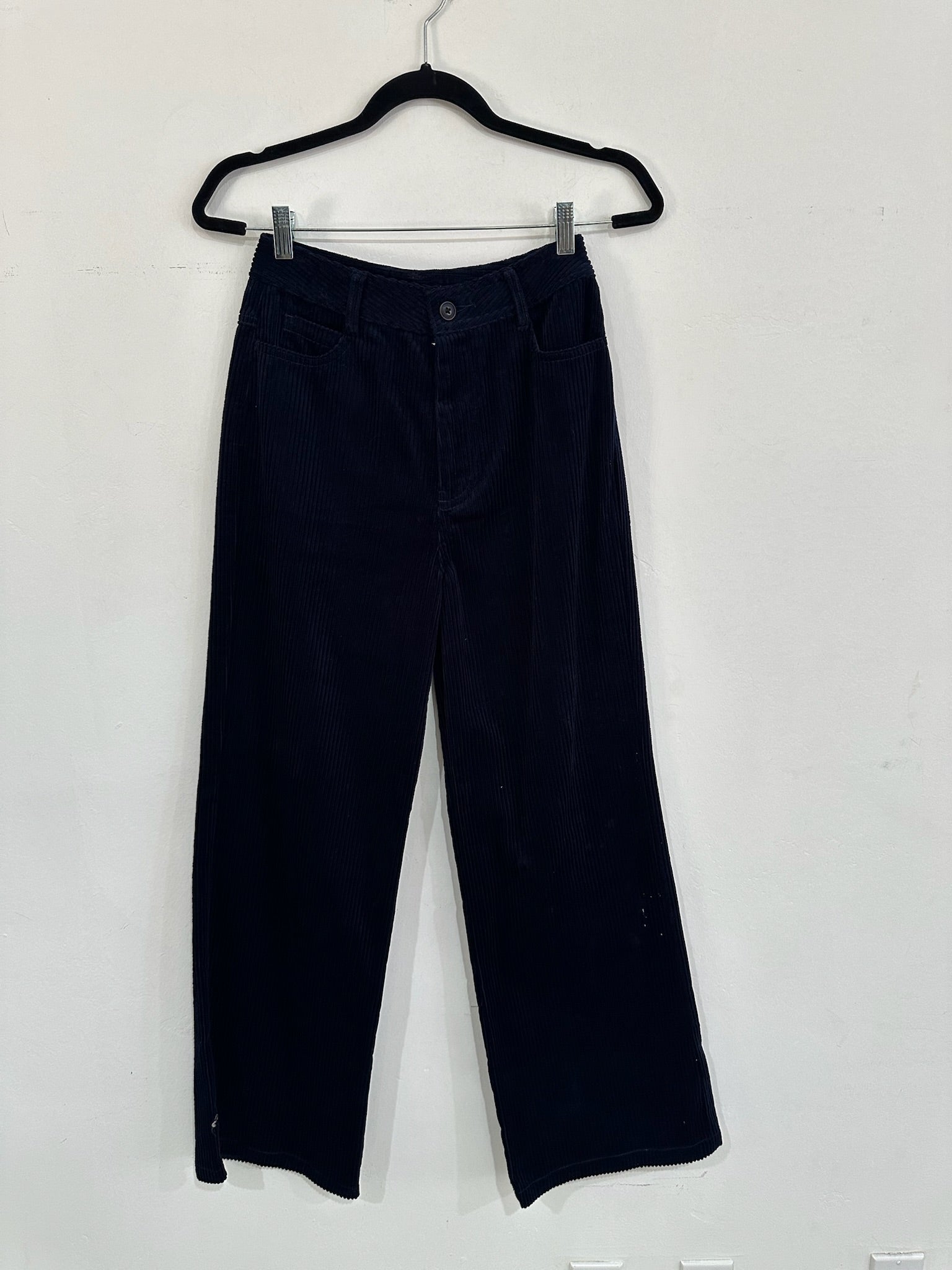 SAMPLE - FITTED PANT - NAVY CORDUROY