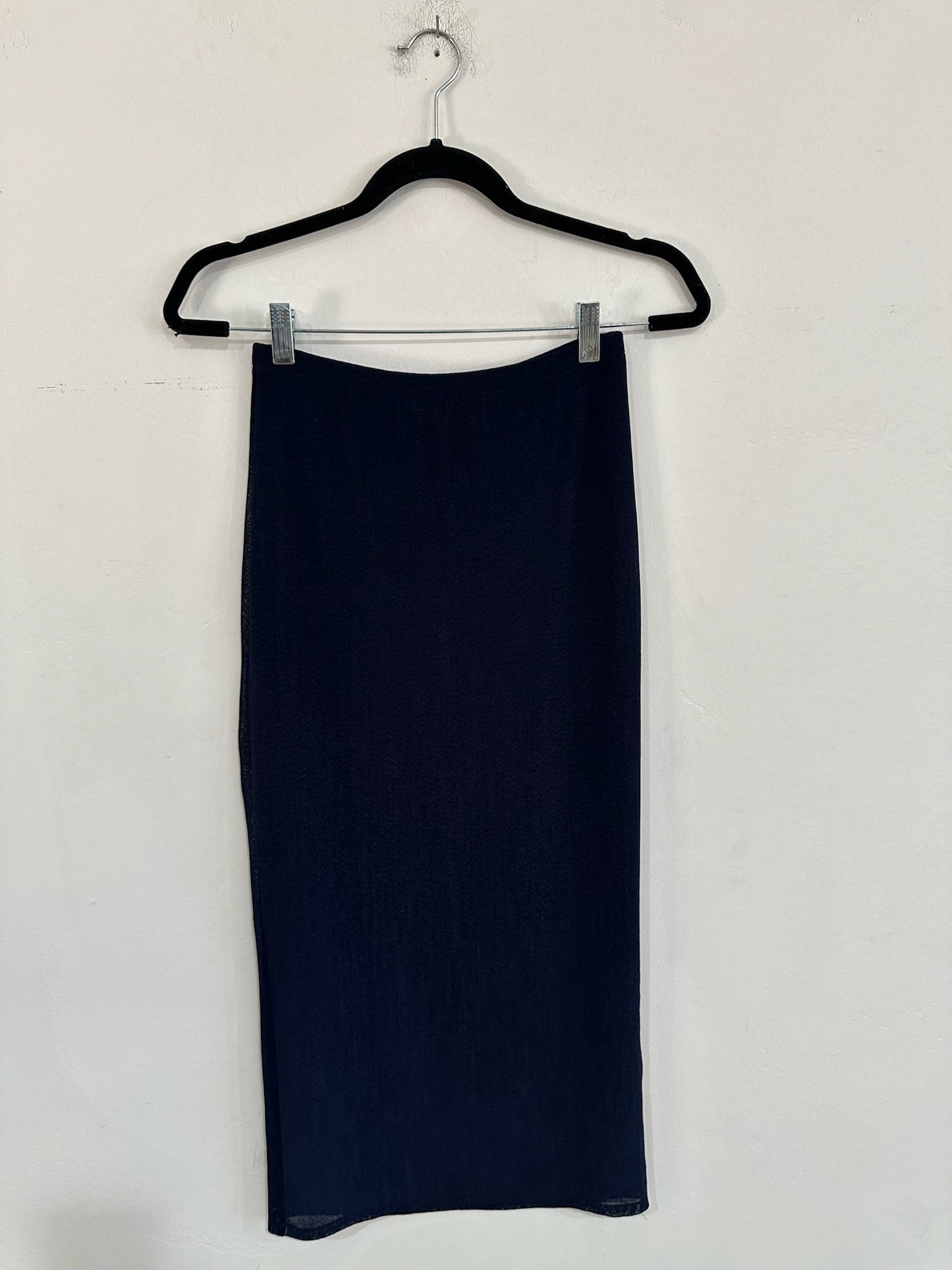 SAMPLE - MESH PENCIL SKIRT - BLUE