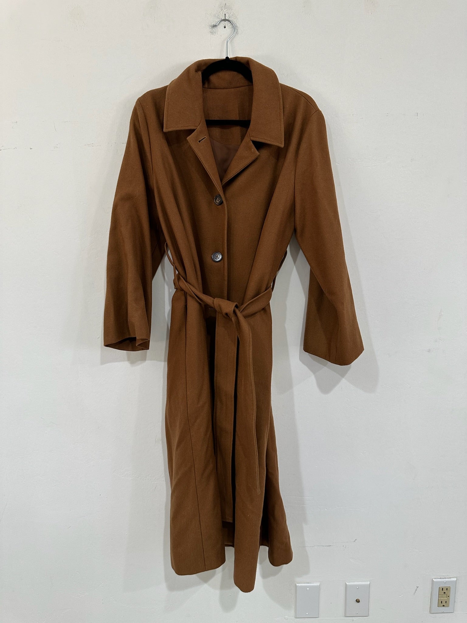 SAMPLE - WOOL TRENCH COAT - COPPER