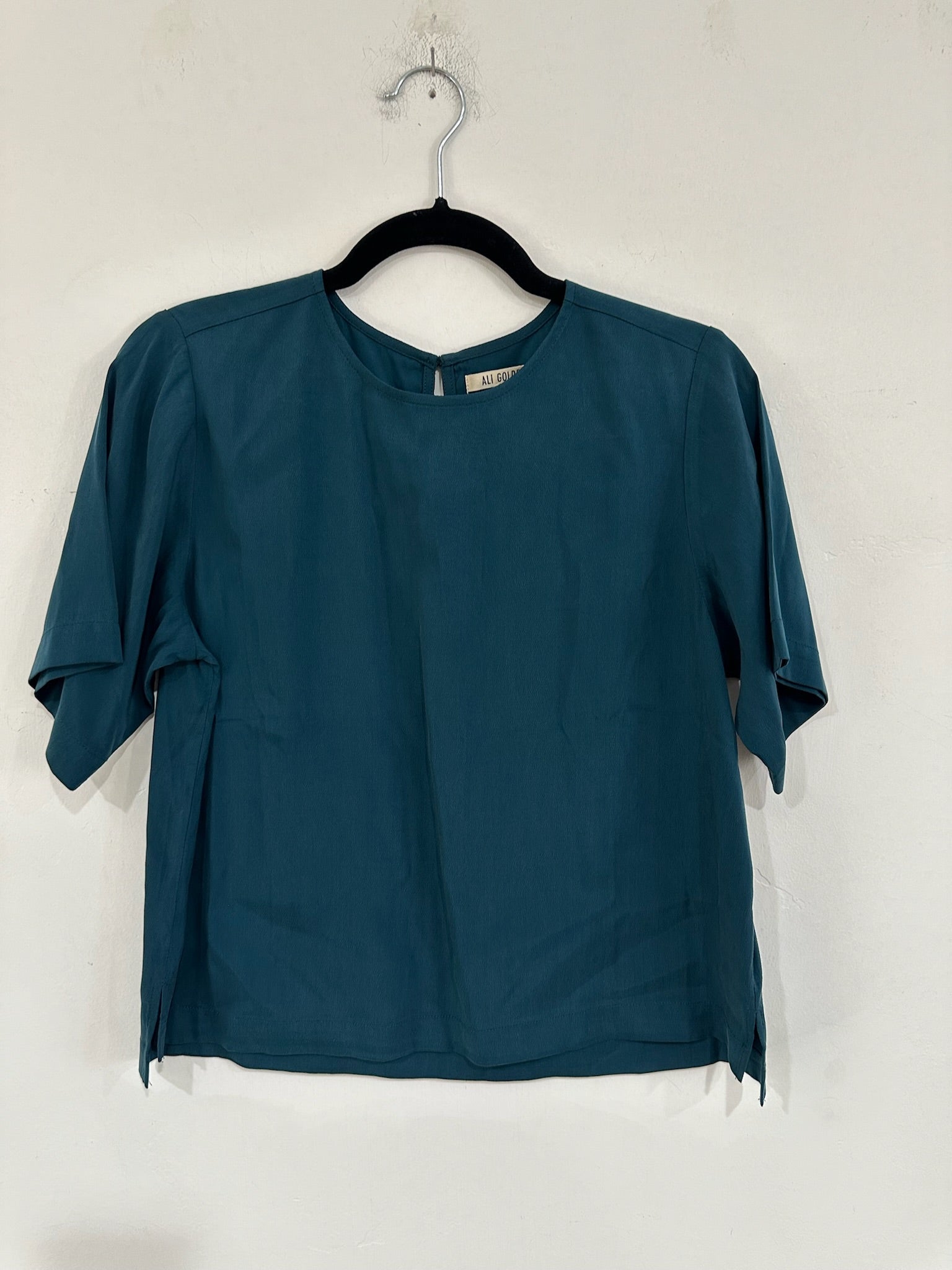 SAMPLE - WOVEN T-SHIRT - DEEP TEAL