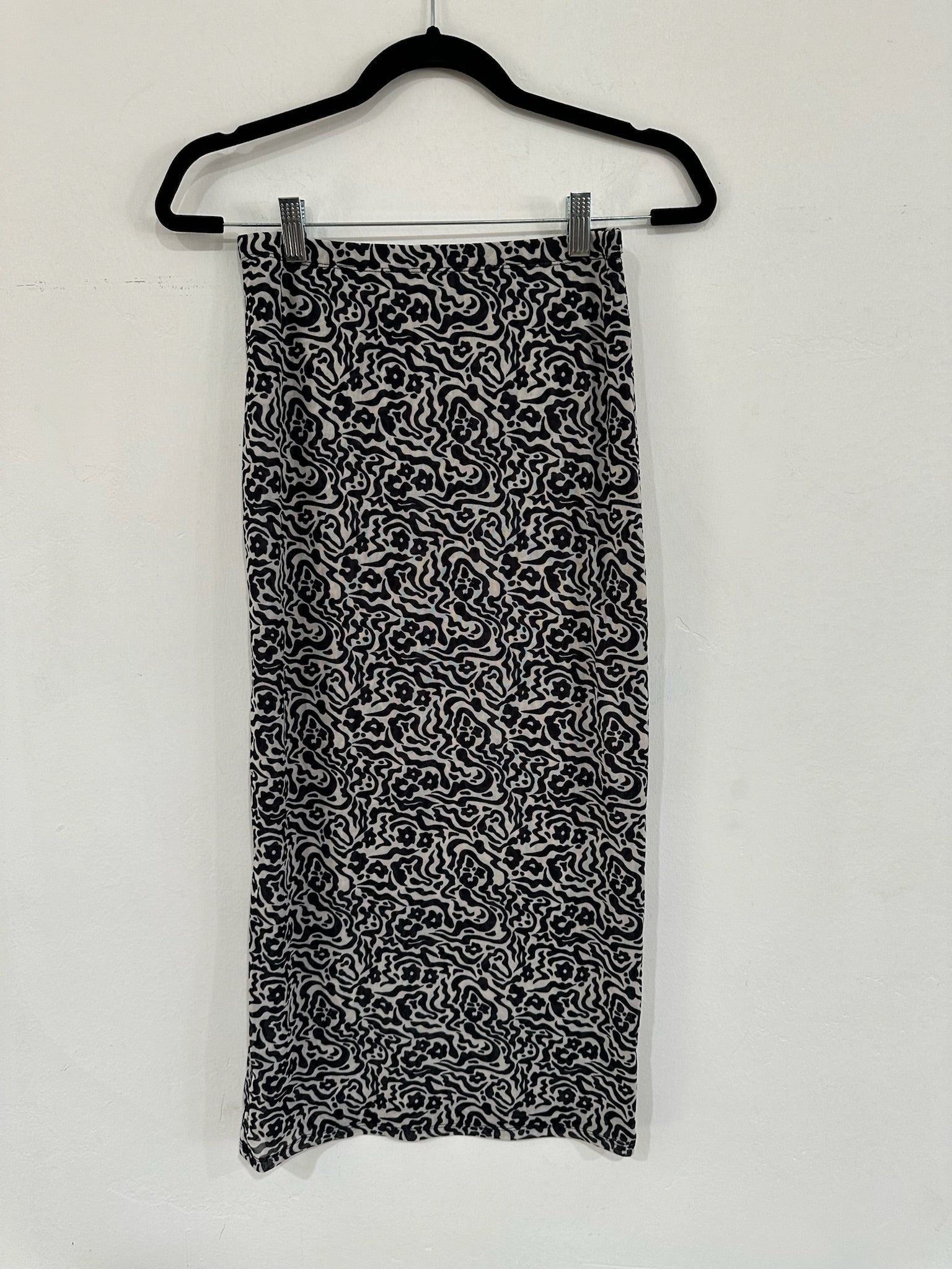 SAMPLE - MESH PENCIL SKIRT - BLUE