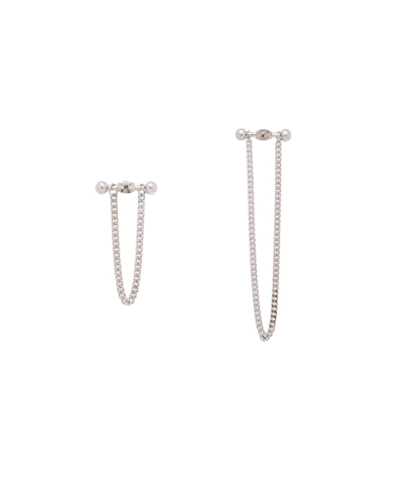 MOODY EARRINGS - PALLADIUM