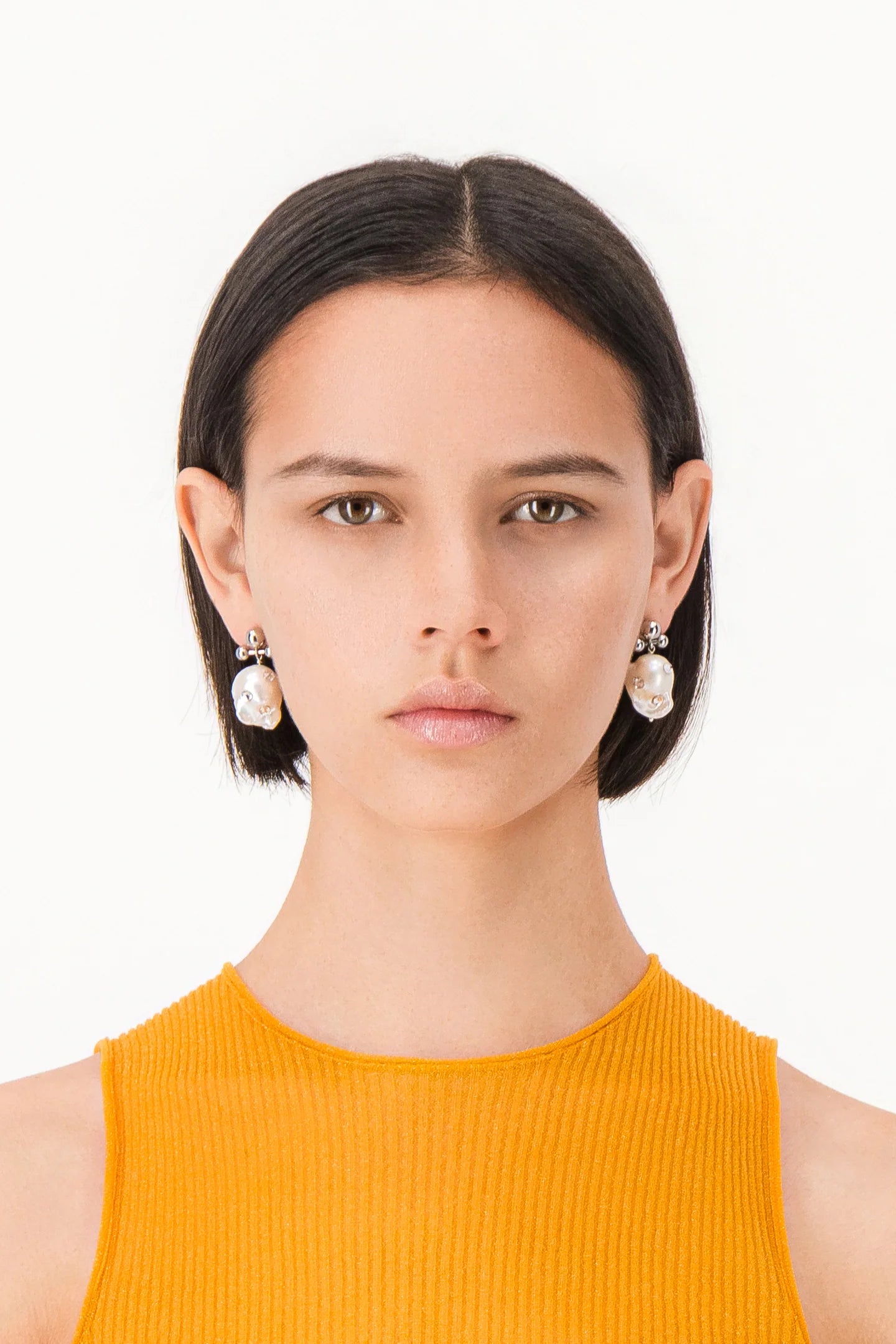 JOAN EARRINGS - PALLADIUM