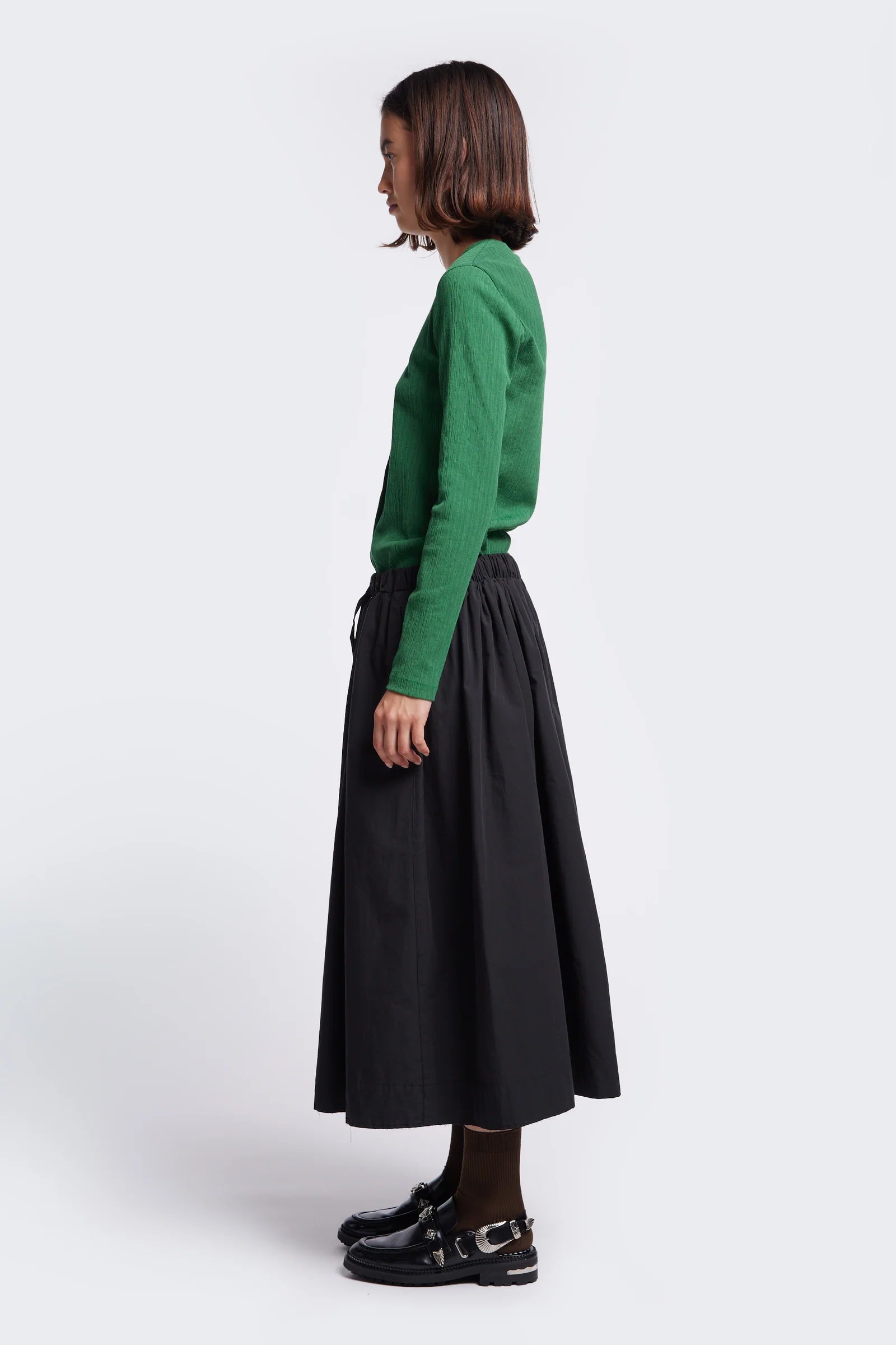 INTERLUDE SKIRT - BLACK