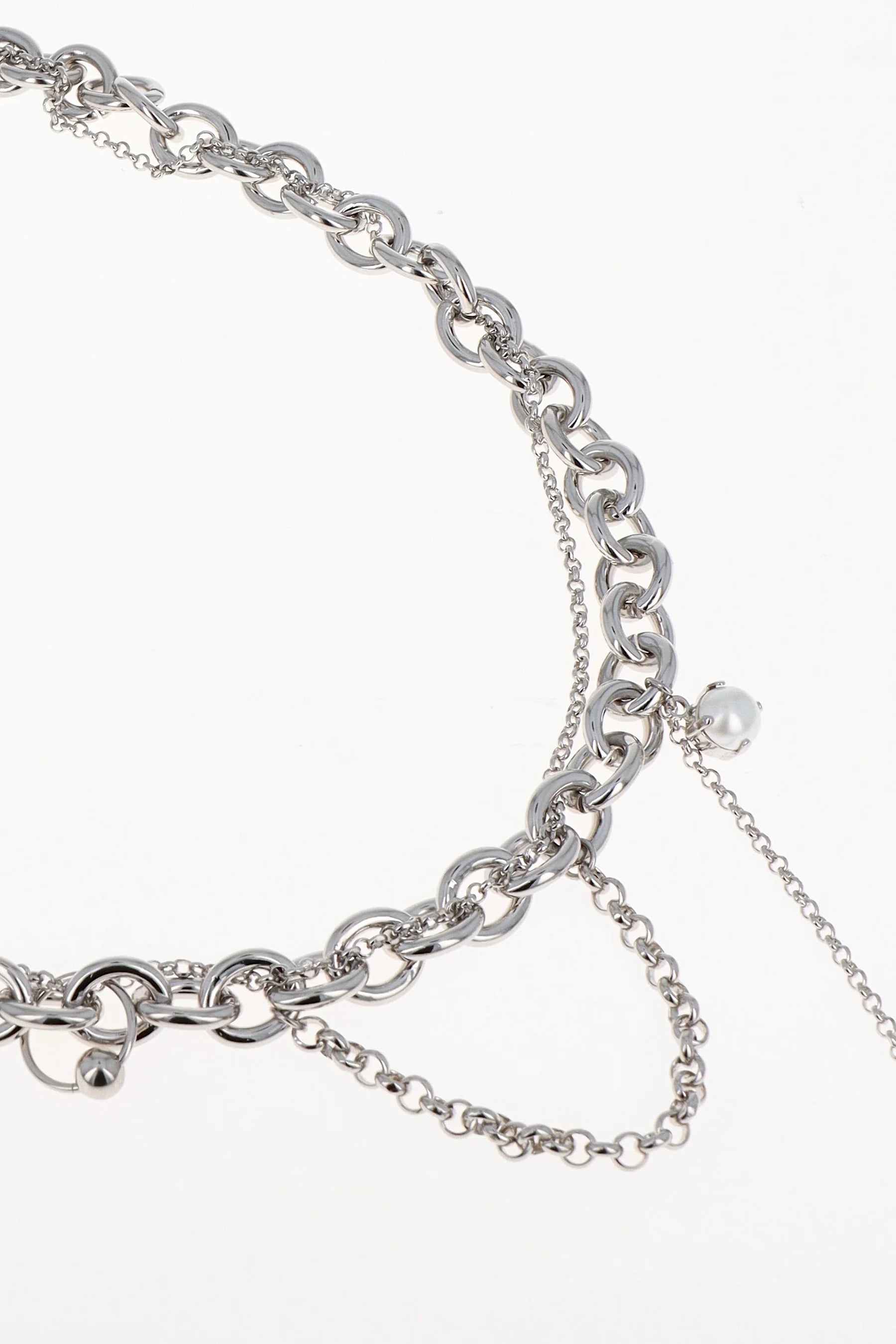 LUCY NECKLACE - PALLADIUM