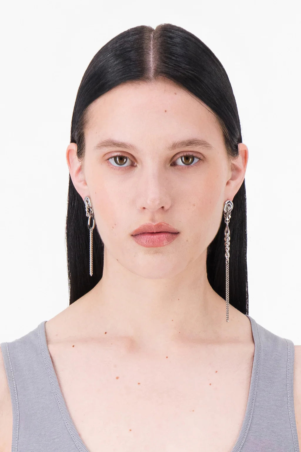 MIKI EARRINGS - PALLADIUM