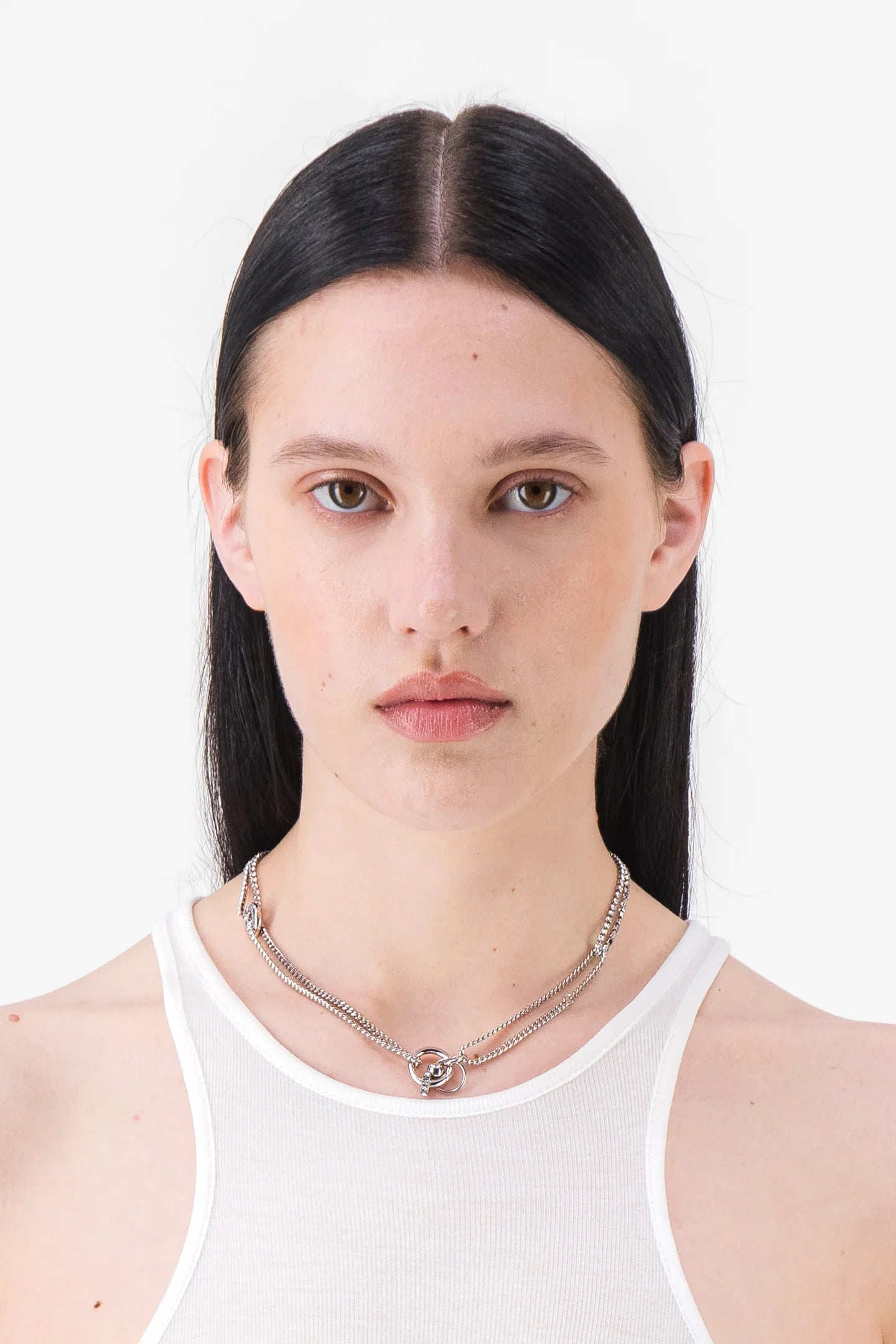 MOLLY NECKLACE - PALLADIUM