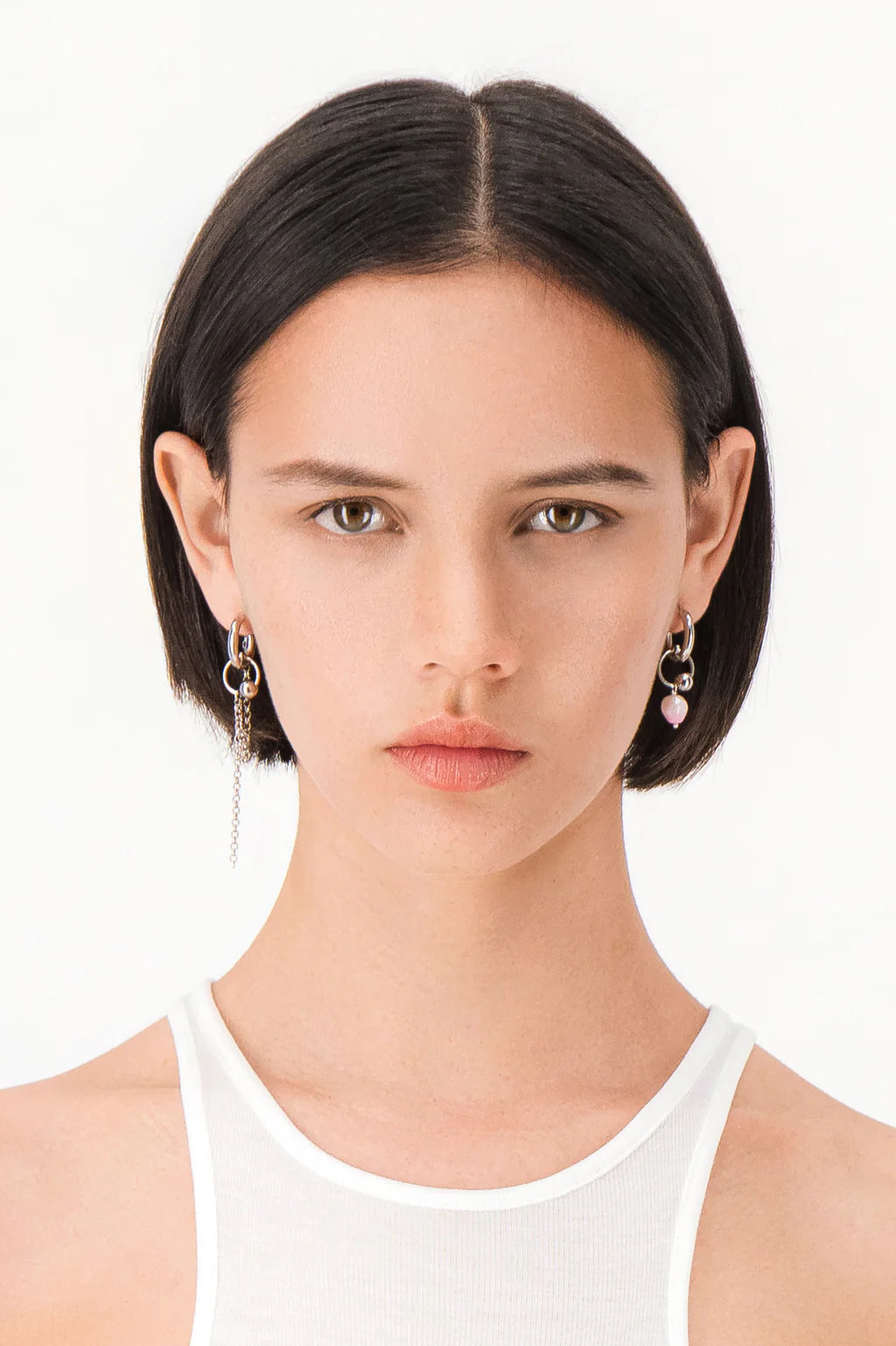 NIKKI EARRINGS - PALLADIUM