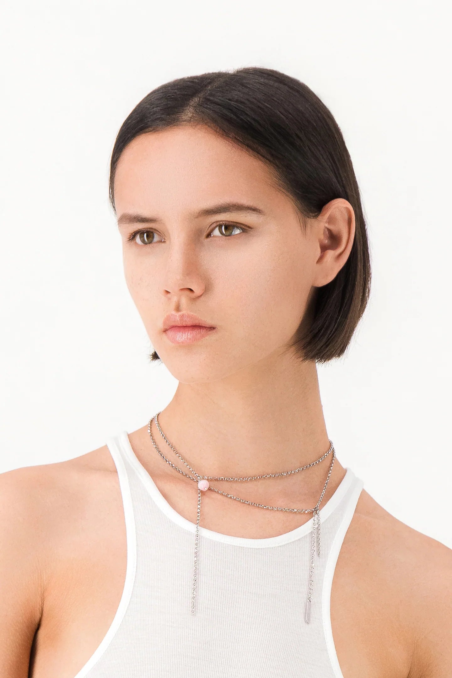 NIKKI NECKLACE - PALLADIUM