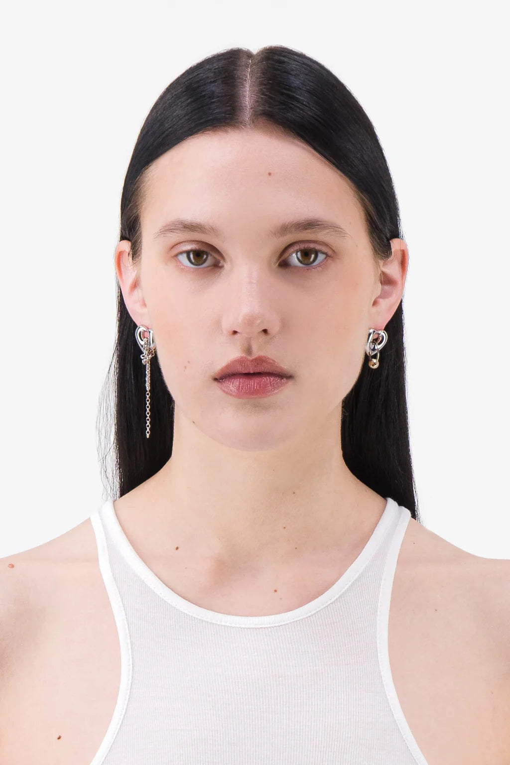 NAOMI EARRINGS - PALLADIUM