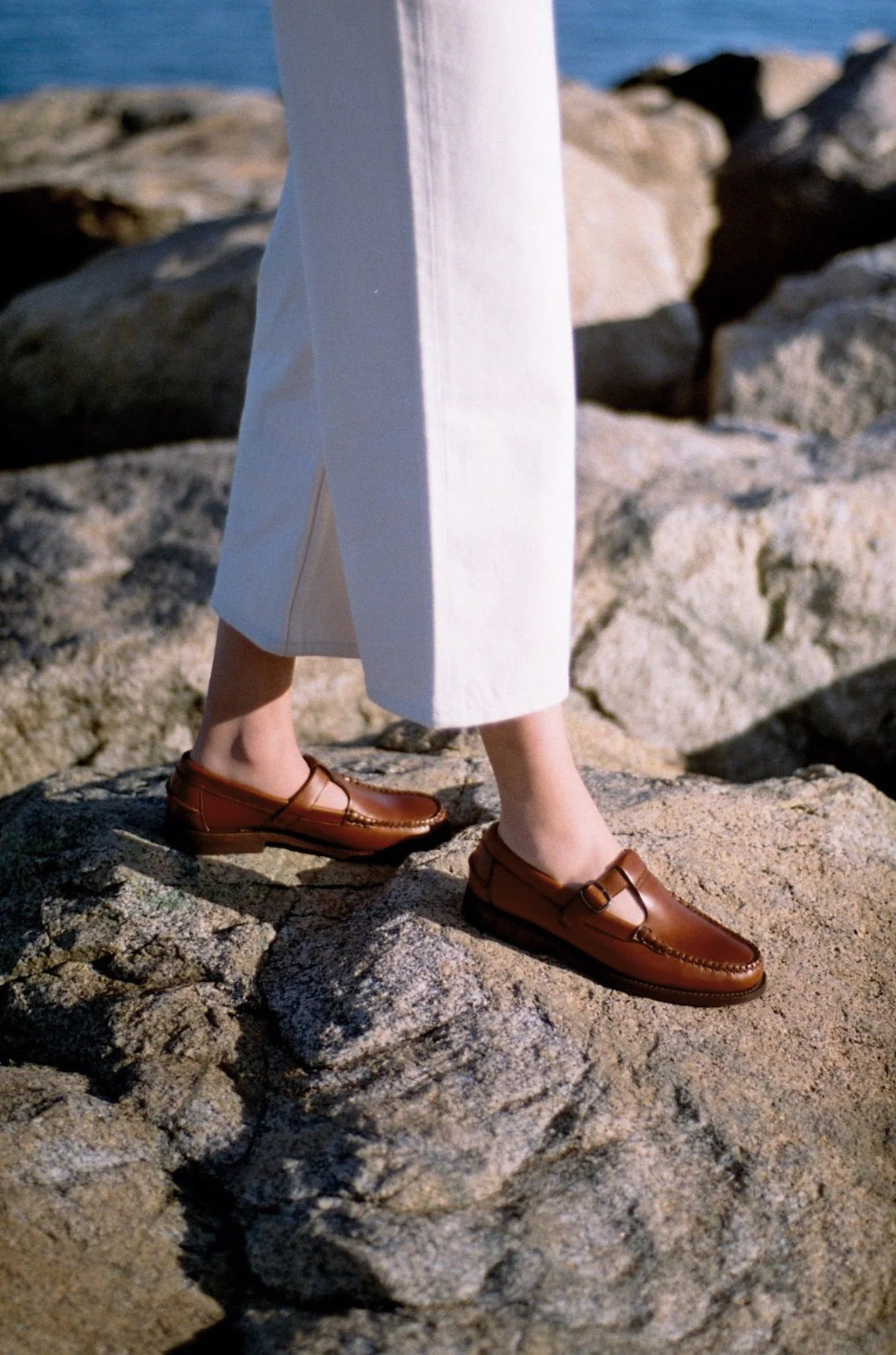 ALBER T-BAR LOAFER - TAN