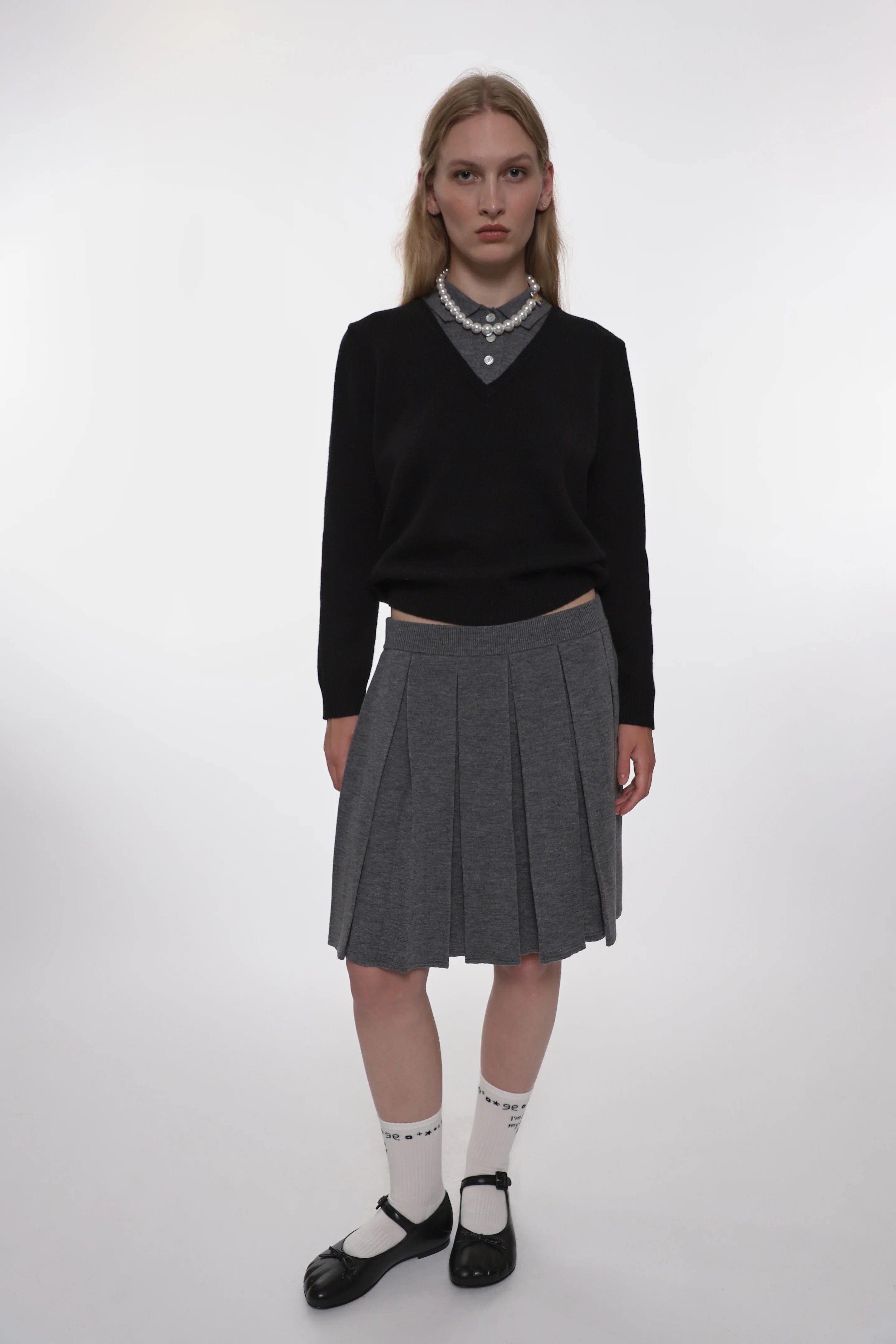 FISHERS SKIRT - GRAY