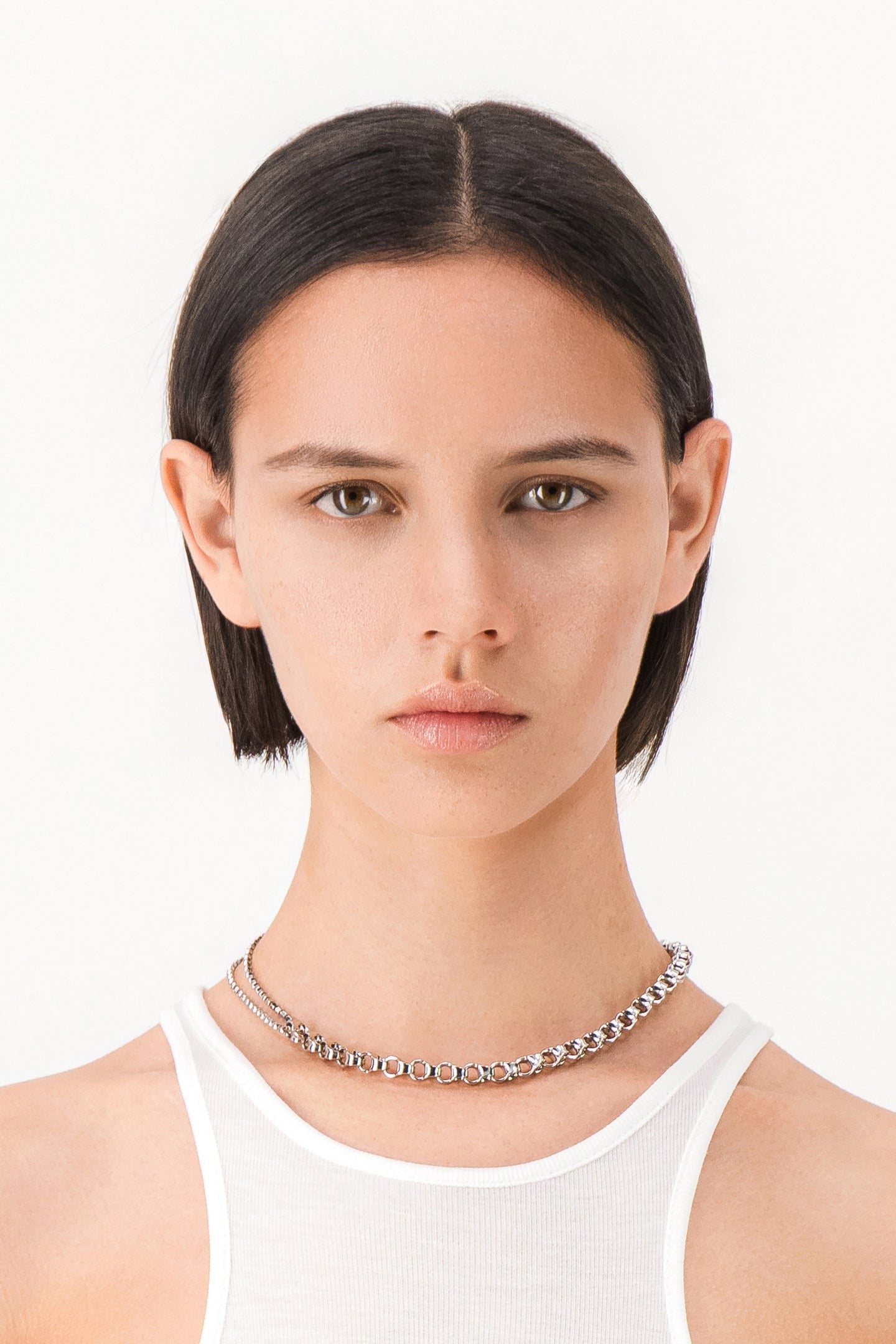 RICCI NECKLACE - PALLADIUM