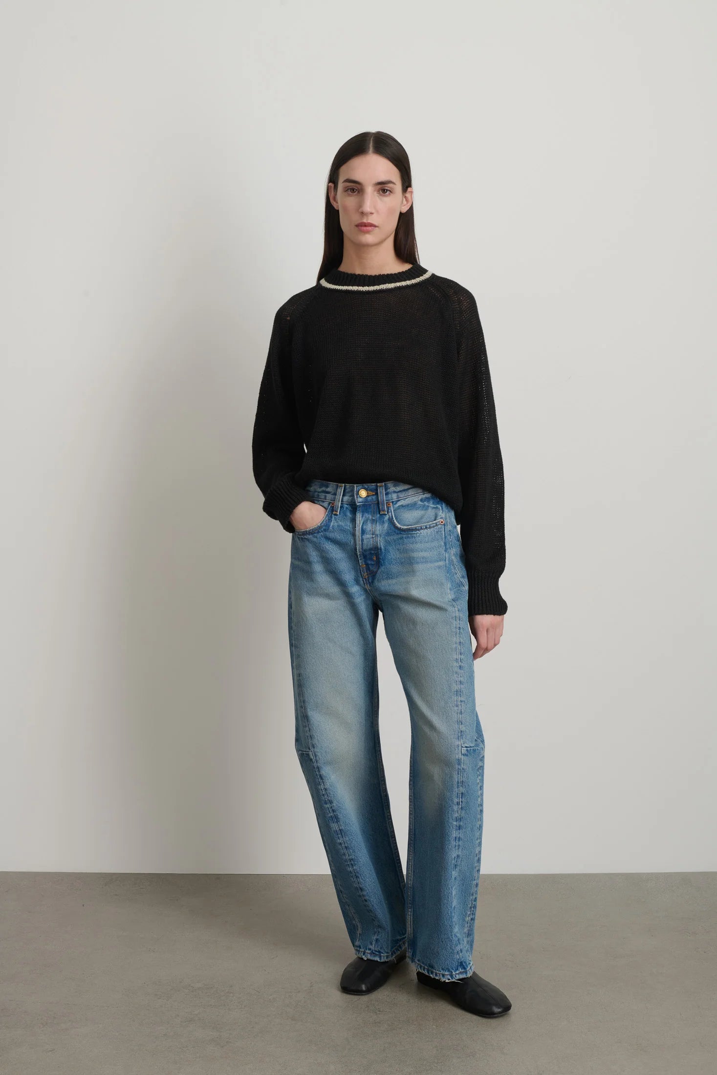 SLIM LASSO - SHELL VINTAGE WASH